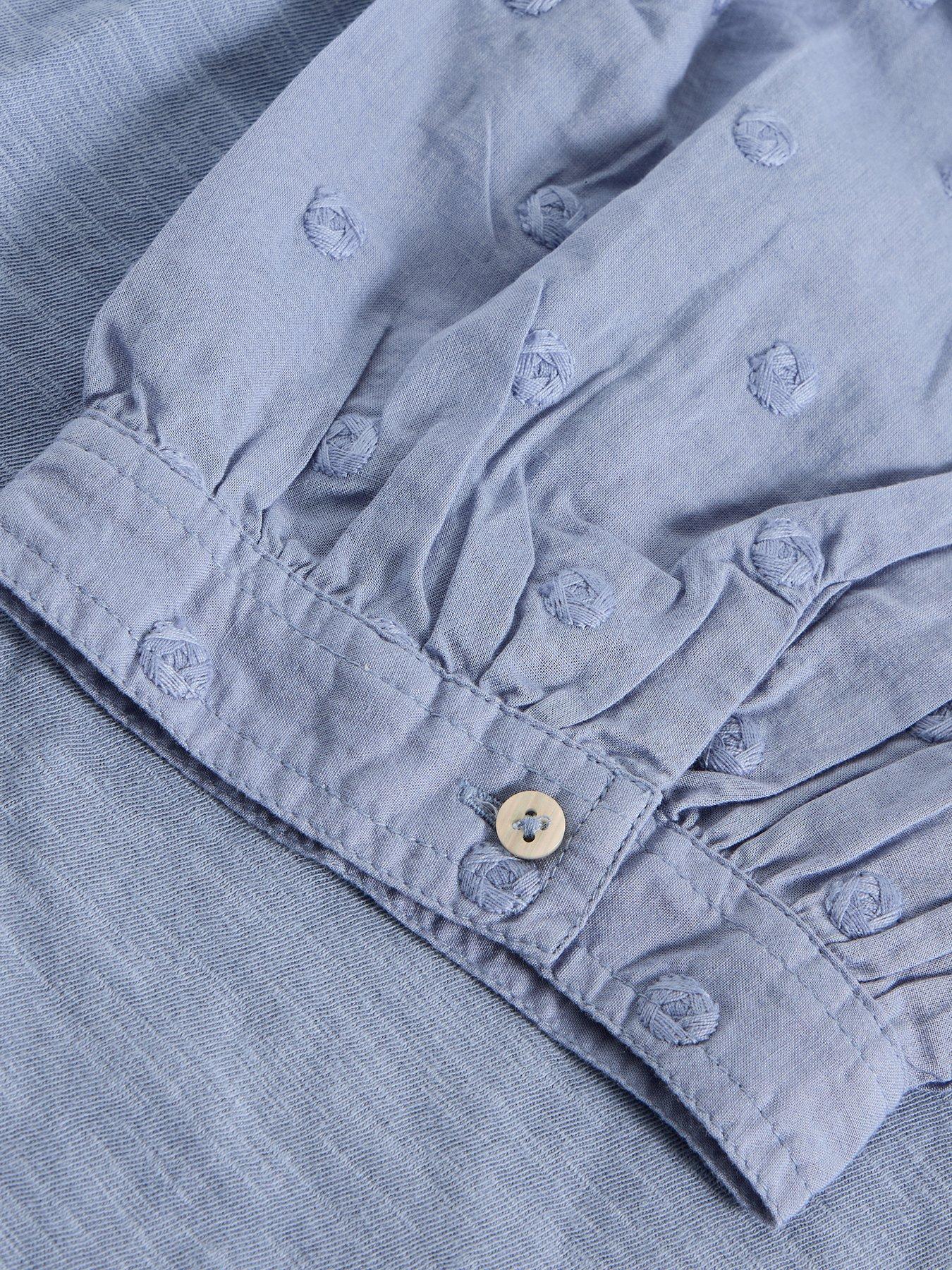 Image 6 of 6 of White Stuff Ellie Dobby Top - Blue