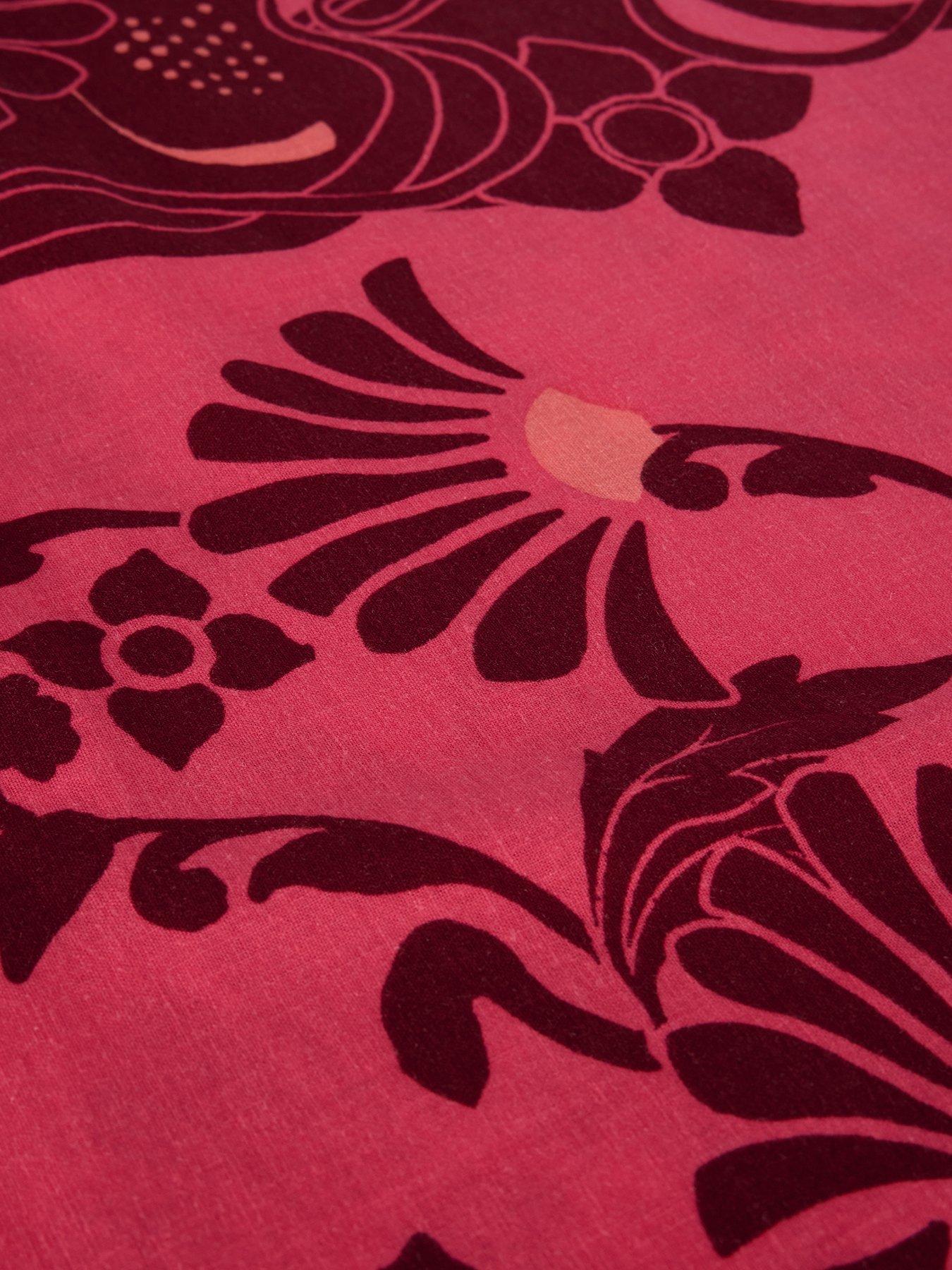 Image 6 of 6 of White Stuff Lorna Linen Blend Maxi Dress - Red