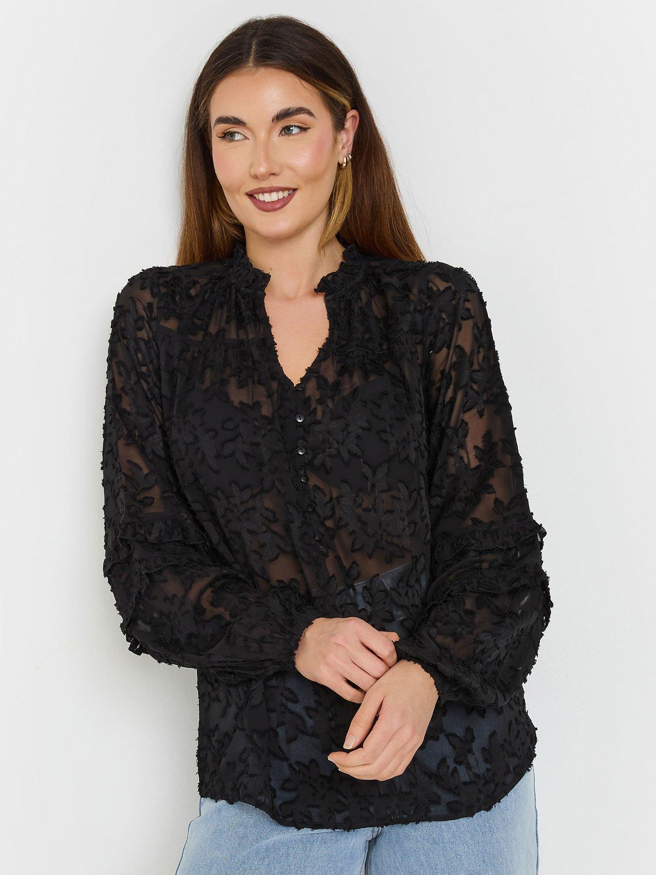 Sally blouse black main image 1
