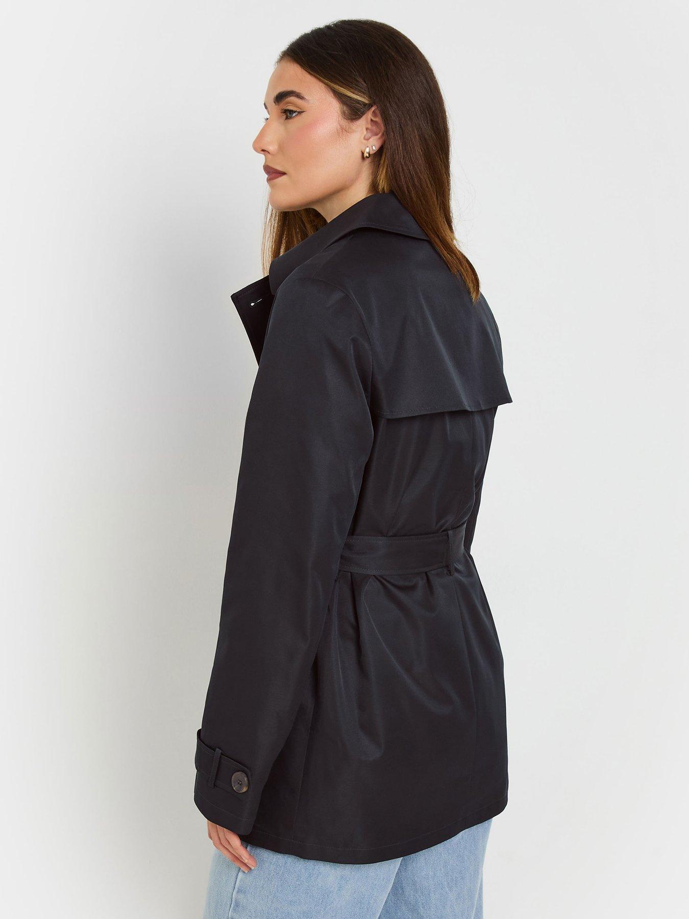 Image 2 of 4 of Long Tall Sally Trench Coat - Blue