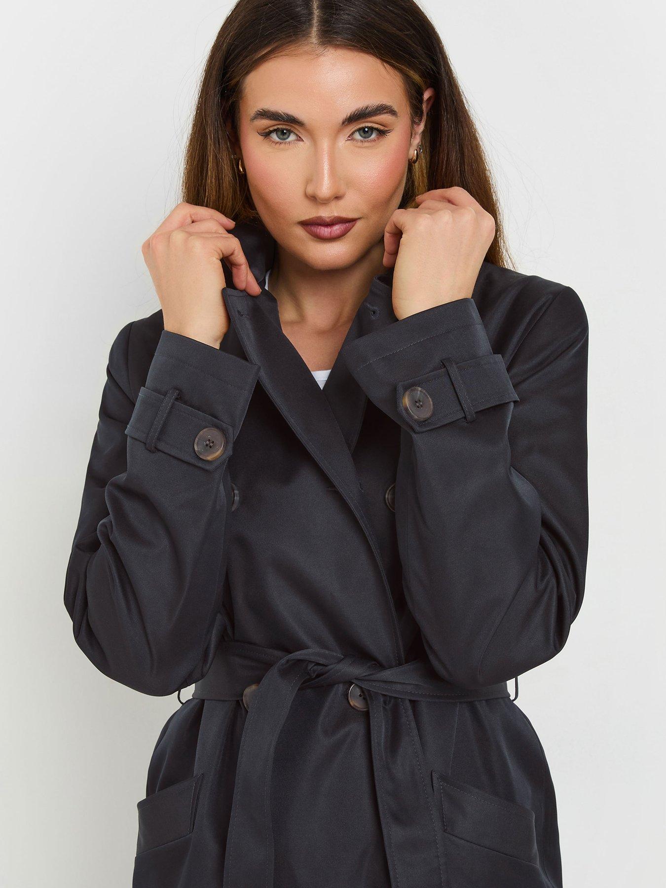 Image 4 of 4 of Long Tall Sally Trench Coat - Blue