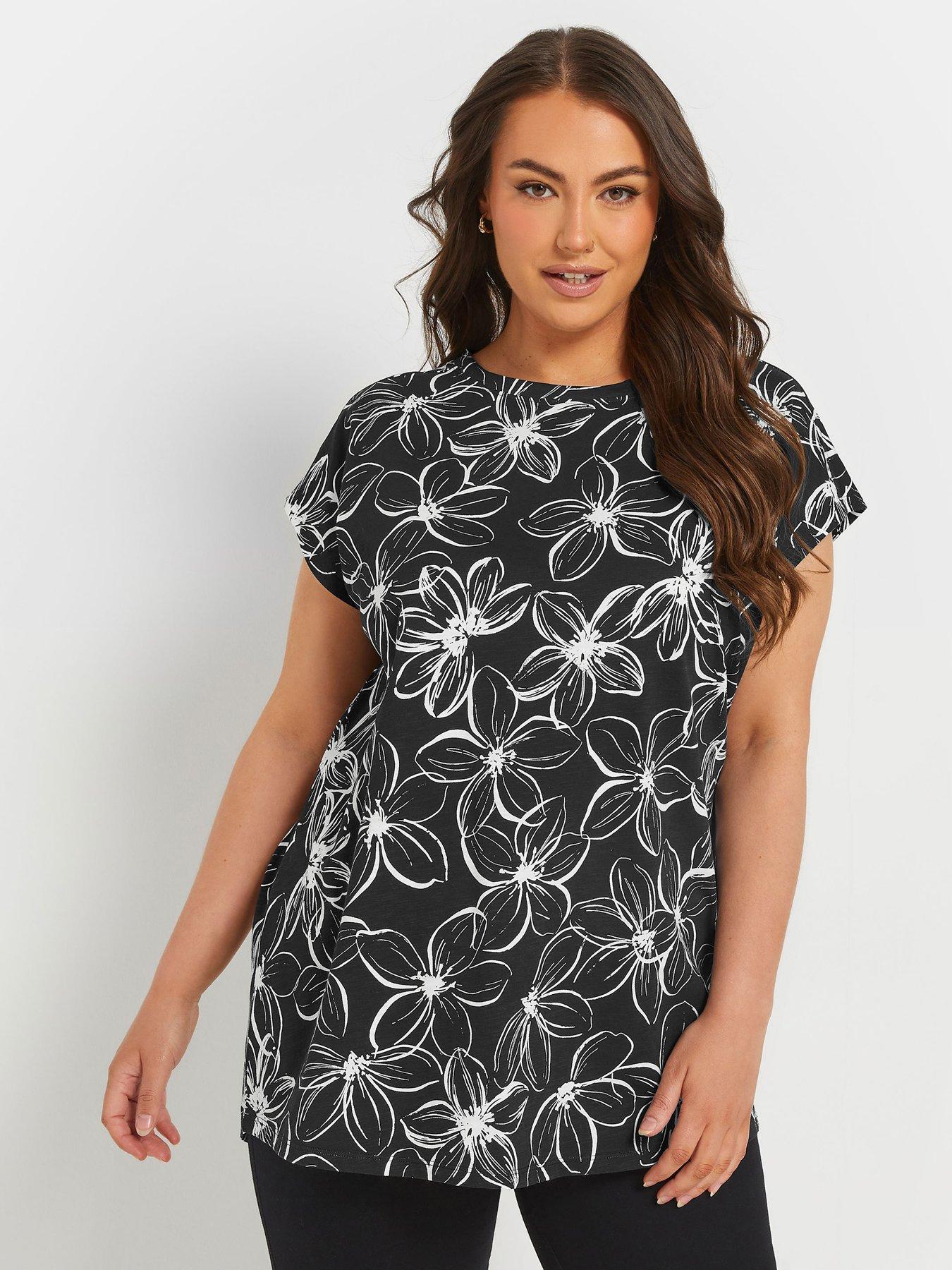 undefined Curve Grown On Sleeve Mono T-Shirt - Black