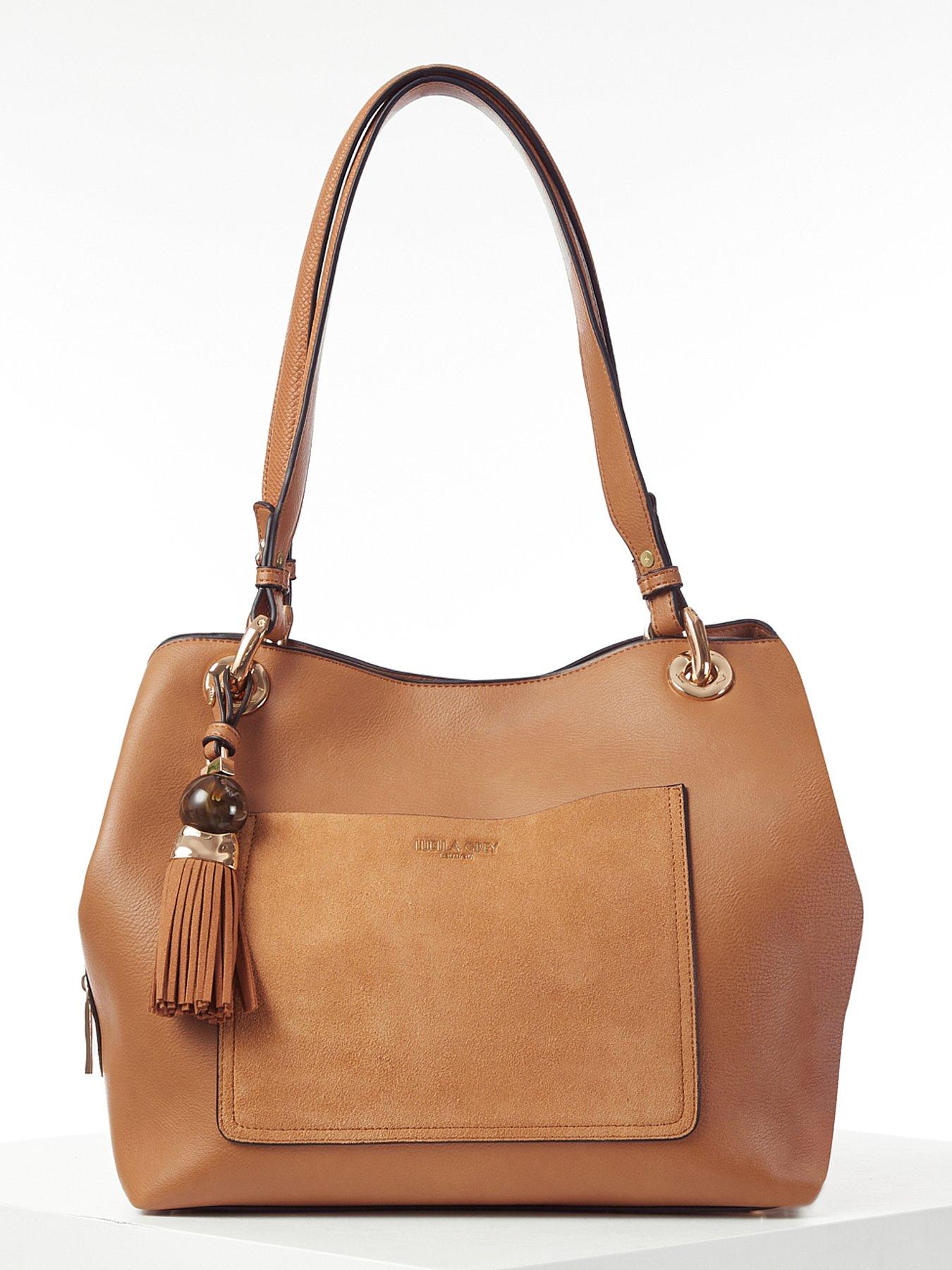 undefined Sienna Camel Hobo Tote - Tan