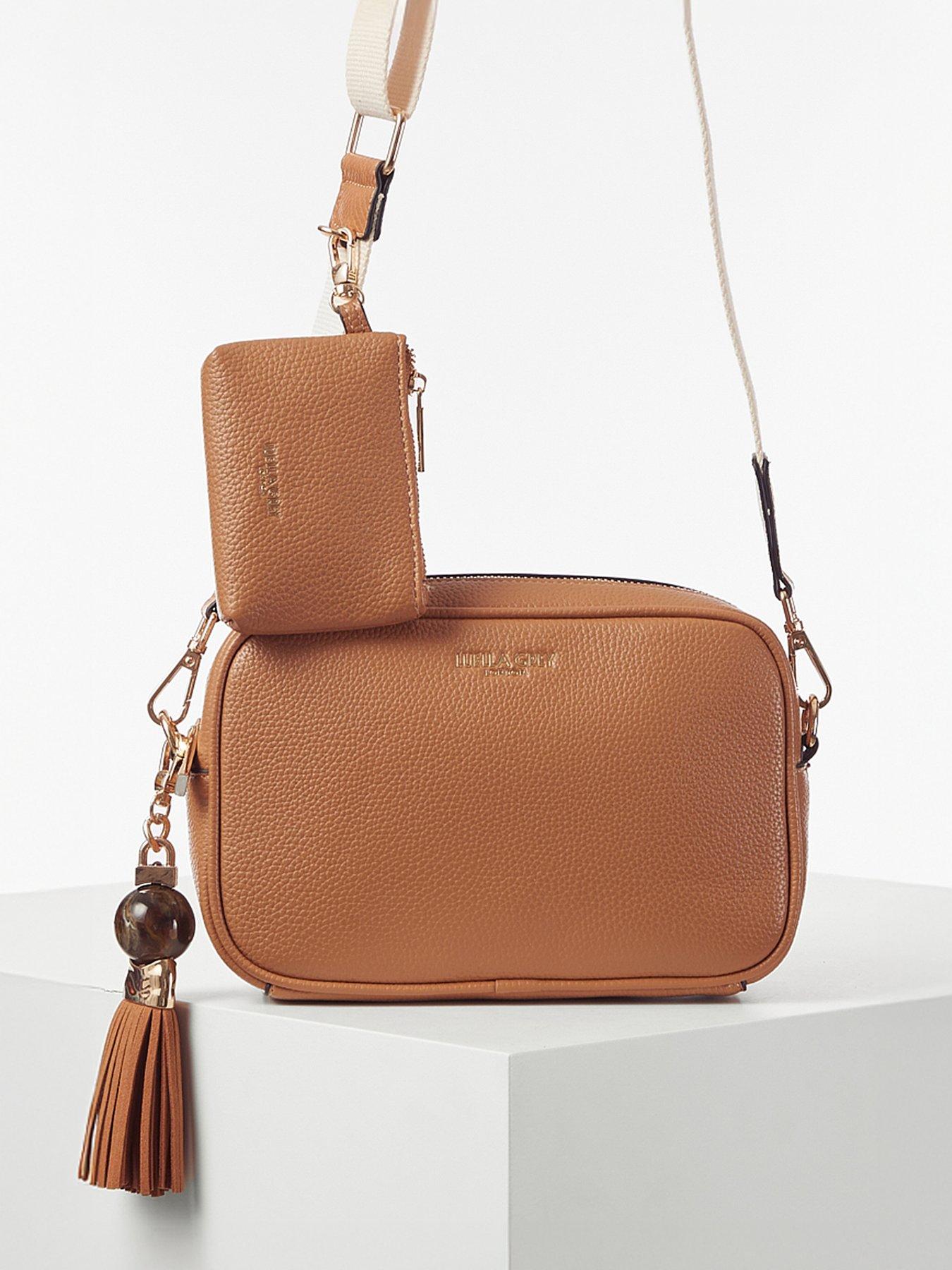 undefined Betty Camel Camera Crossbody - Tan