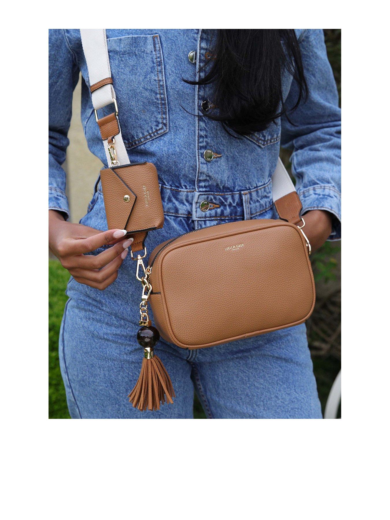 undefined Betty Camel Camera Crossbody - Tan