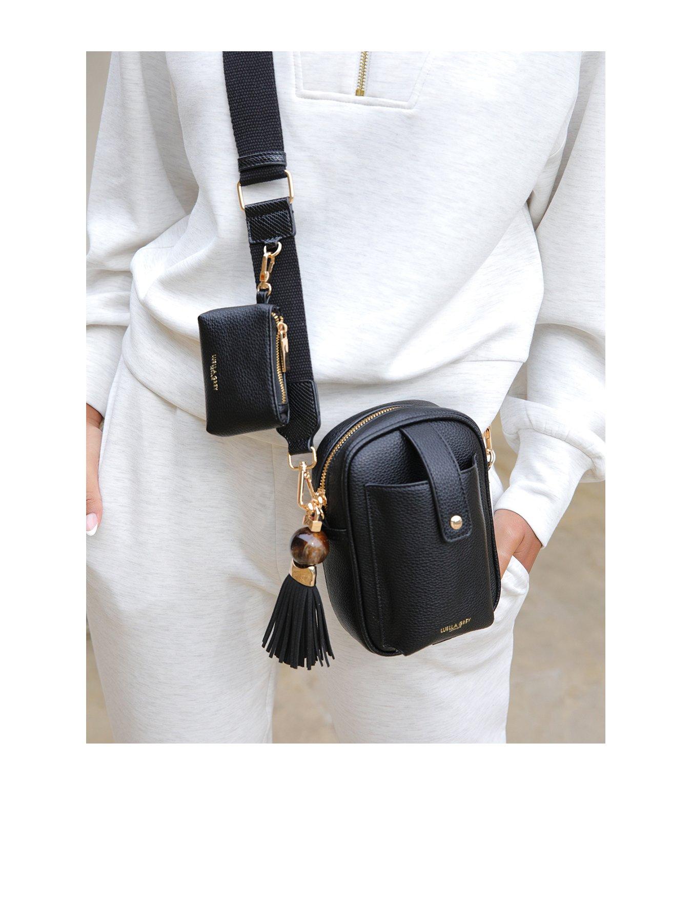 undefined Elise Black Portrait Camera Crossbody - Black
