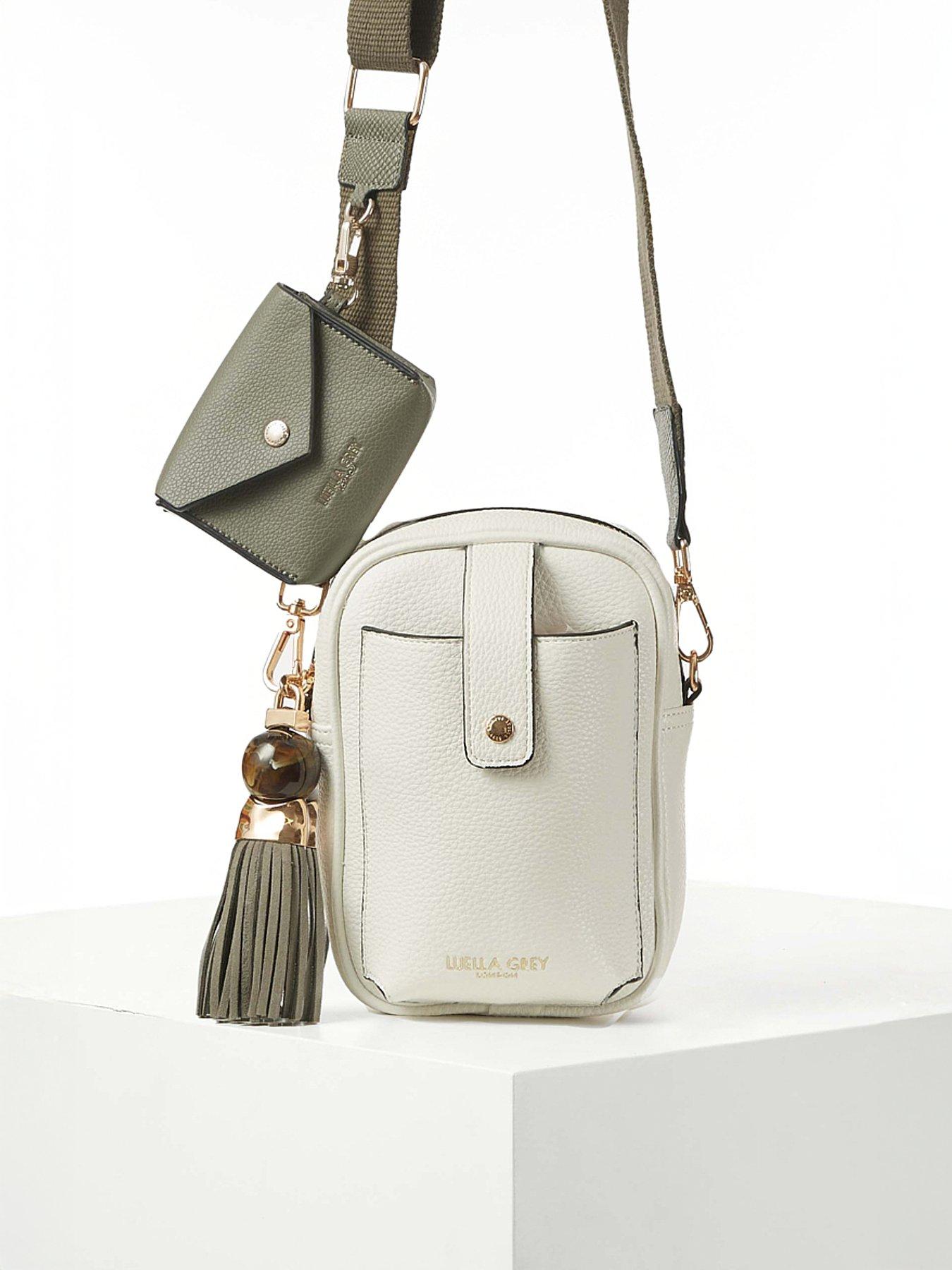 undefined Elise White Portrait Camera Crossbody - White