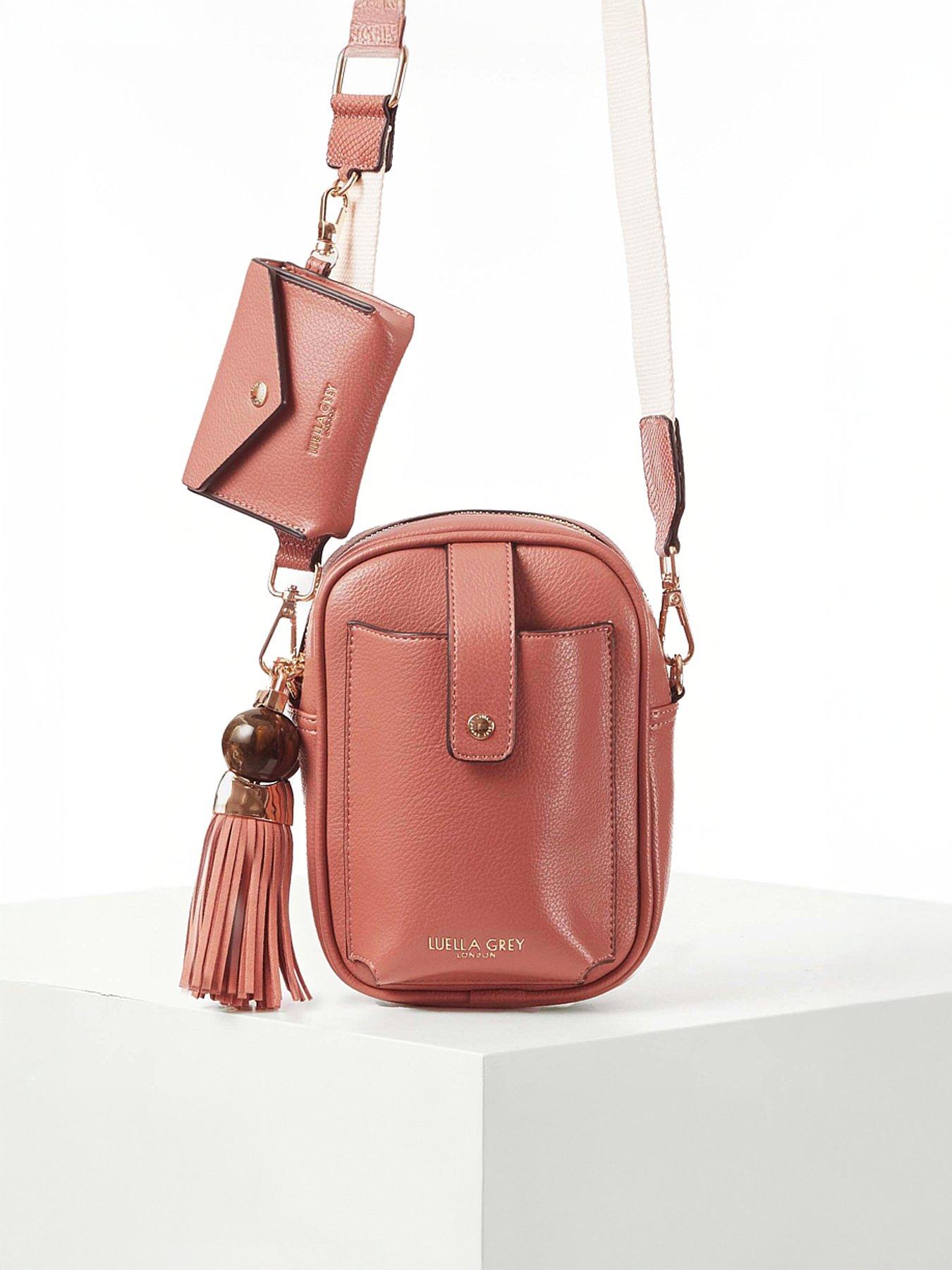 undefined Elise Posy Portrait Camera Crossbody - Pink