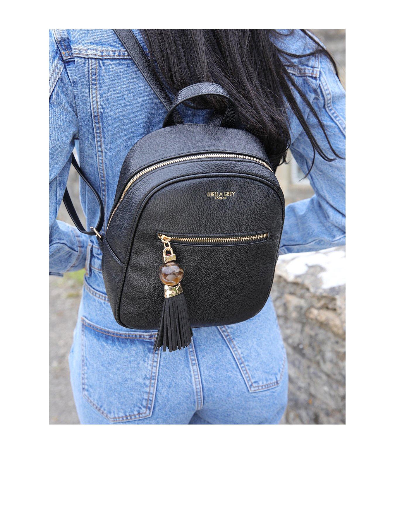 undefined Abigale Black Casual Backpack - Black