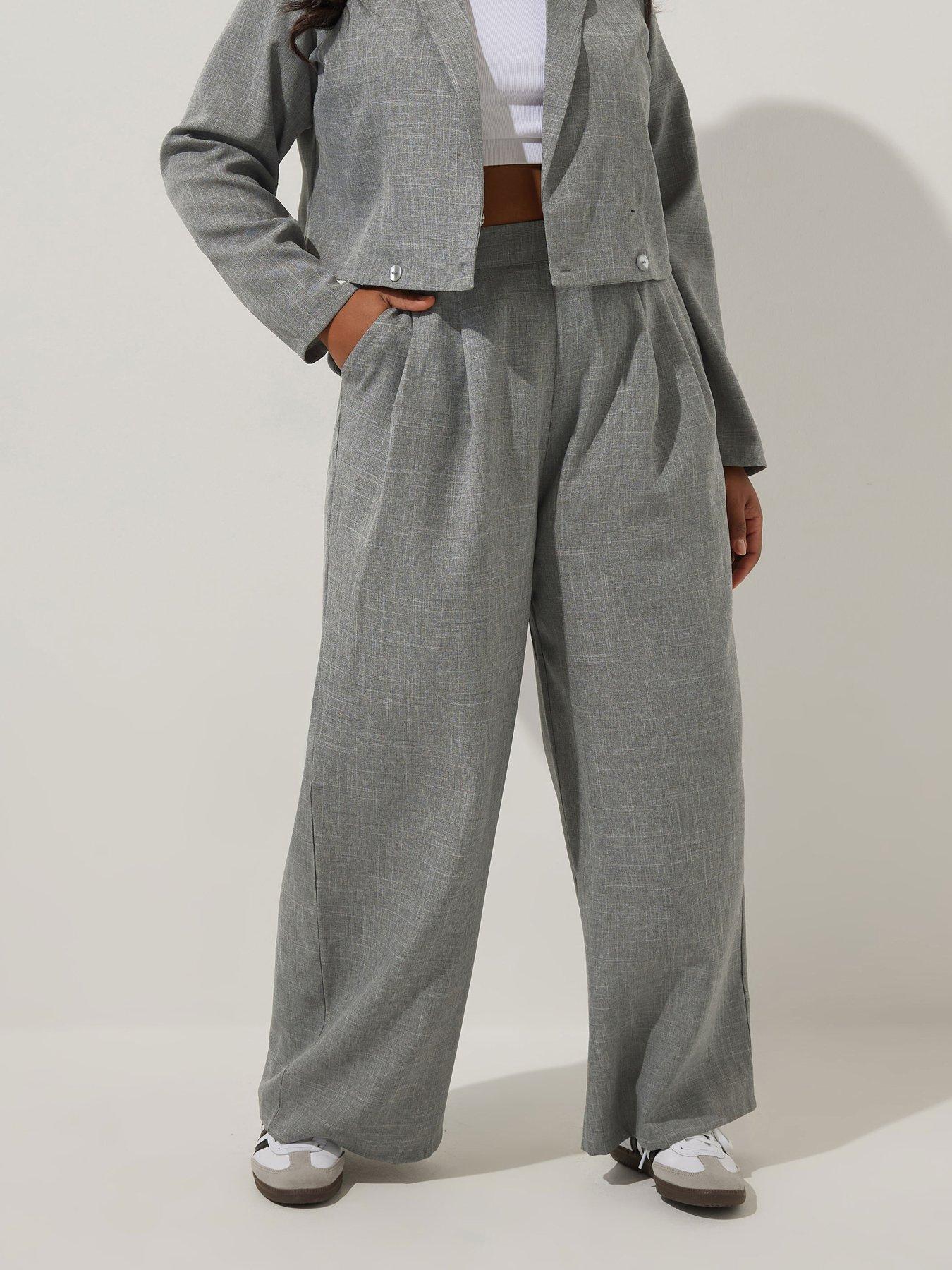 undefined Curve Grey Trouser