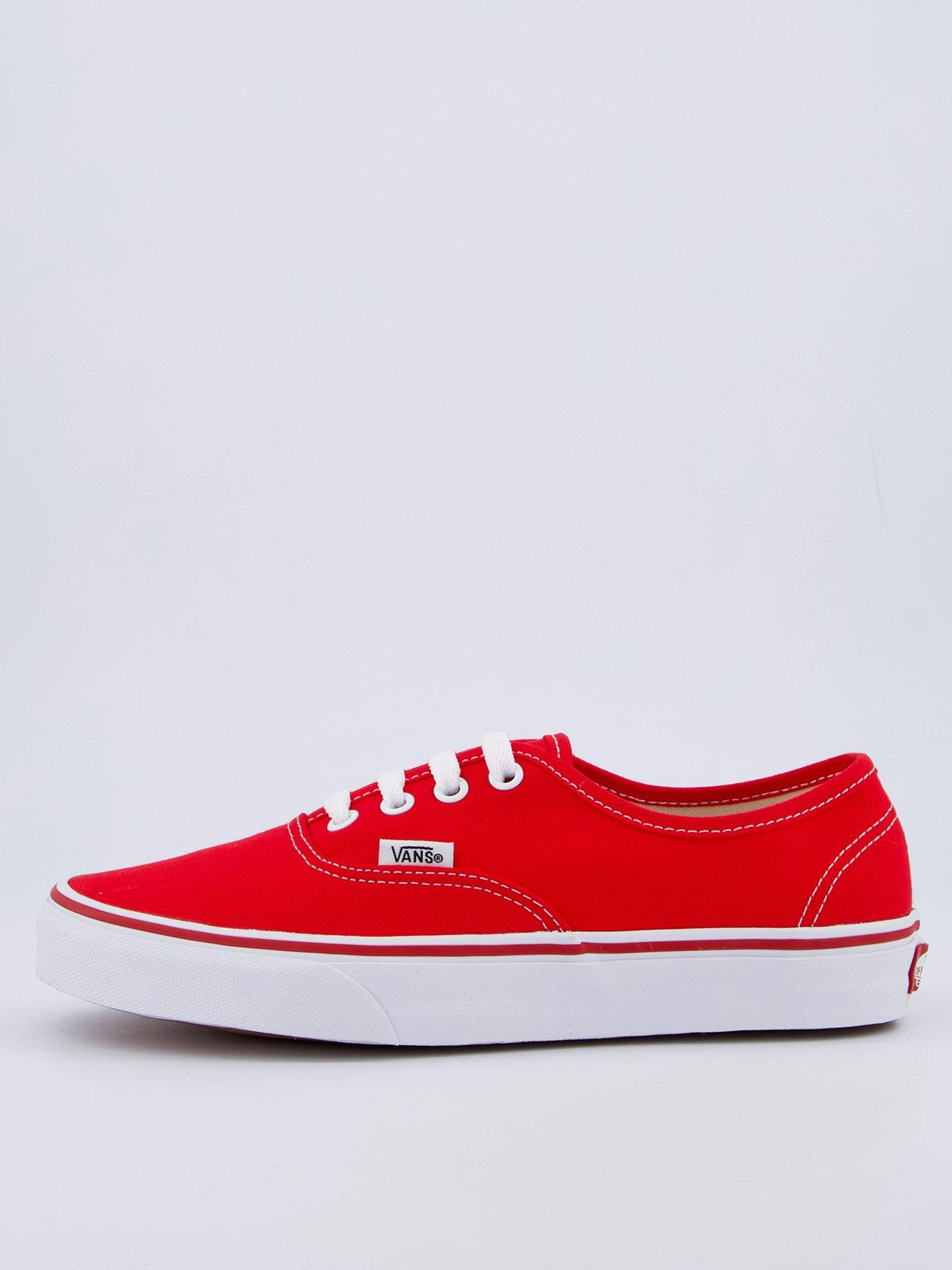 vans-womens-authentic-trainers-redwhite