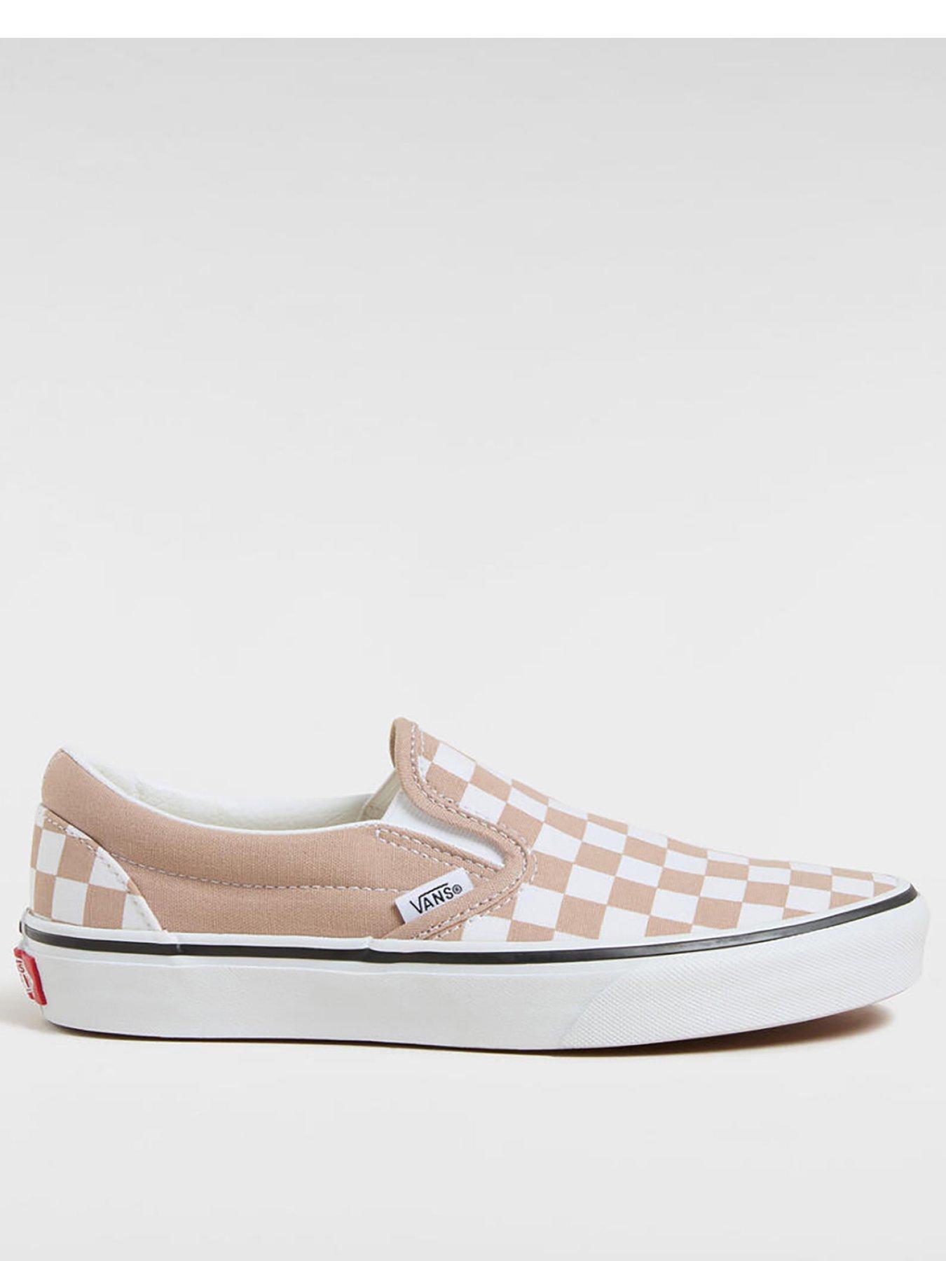 Image of Vans Women's Classic Slip-On Trainers - Beige