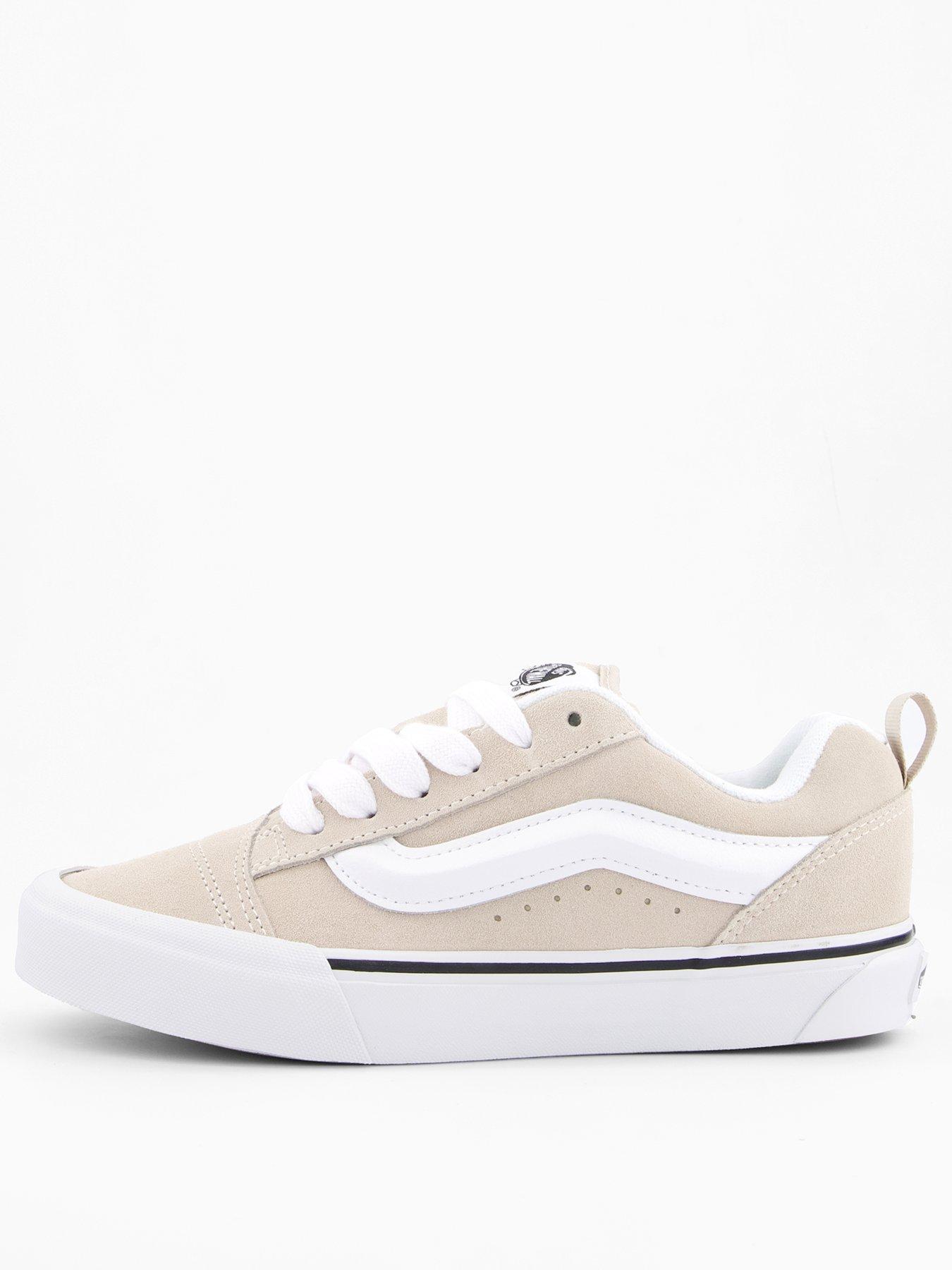 Vans Women'S Knu Skool Trainers - White/Off White
