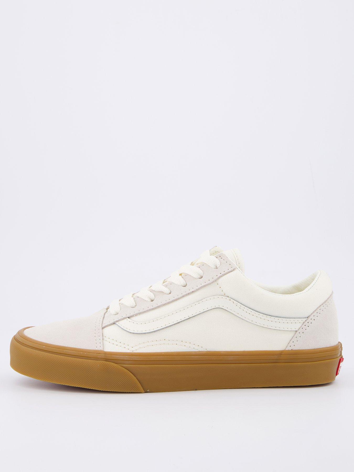 Image 1 of 7 of Vans Women's Old Skool Trainers - White