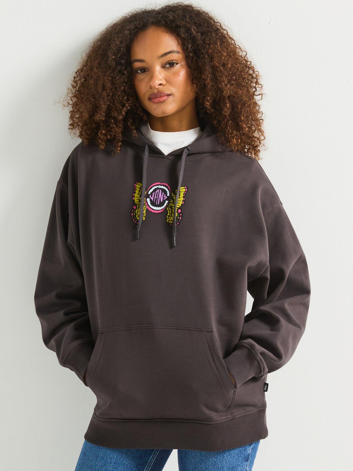 undefined Women's Ethereal Oversized Pullover Hoodie - Black