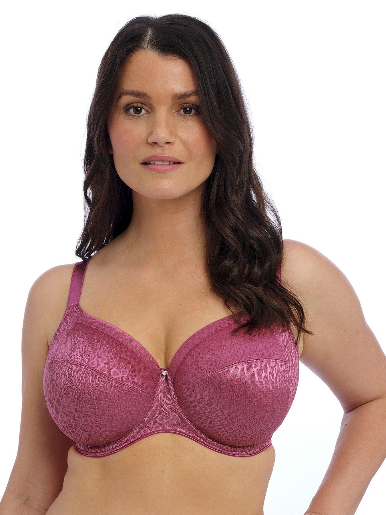 undefined Envisage Underwired Full Cup Bra - Pink