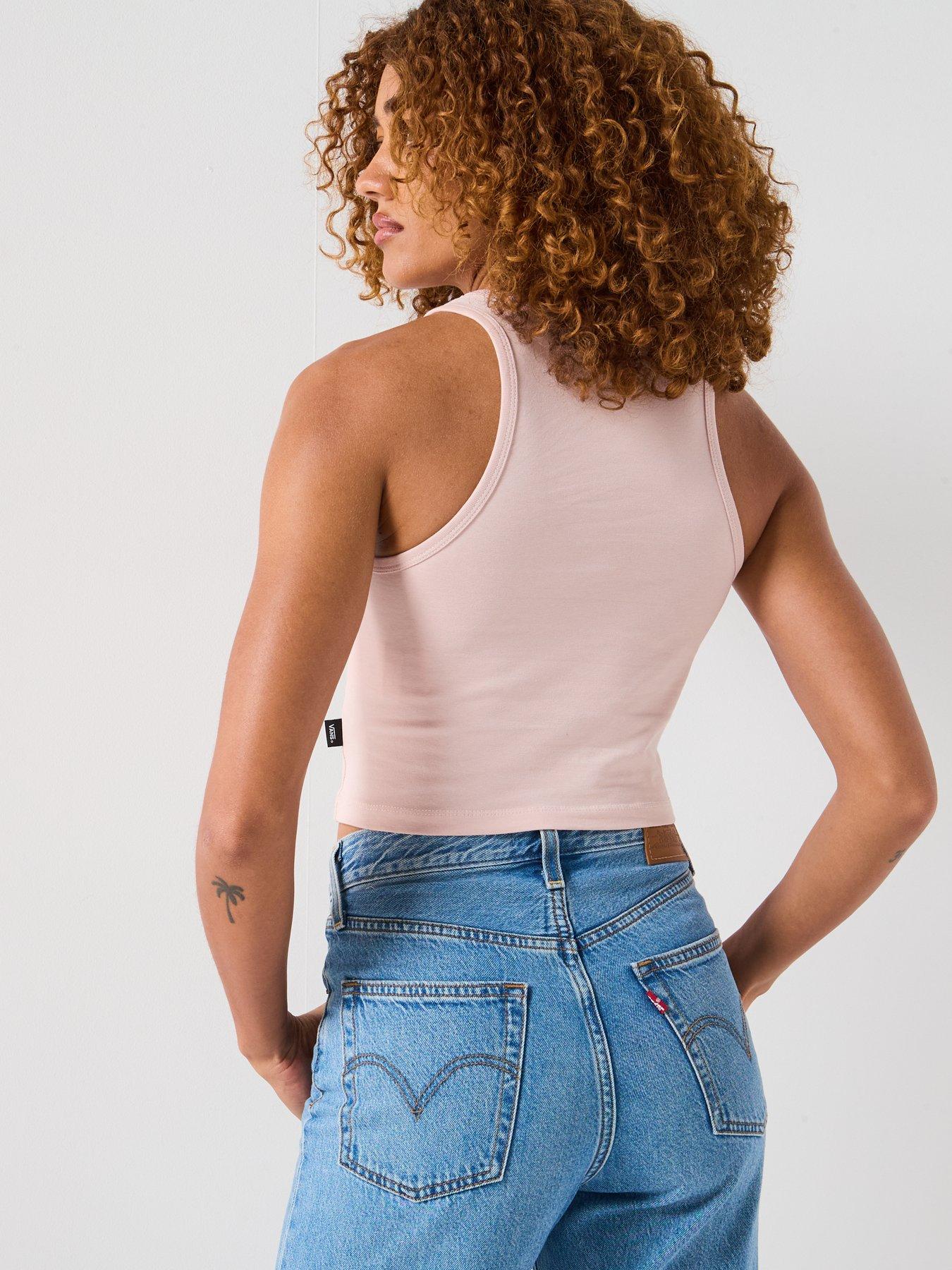 Image 2 of 6 of Vans Women's Essential Racer Tank - Pink
