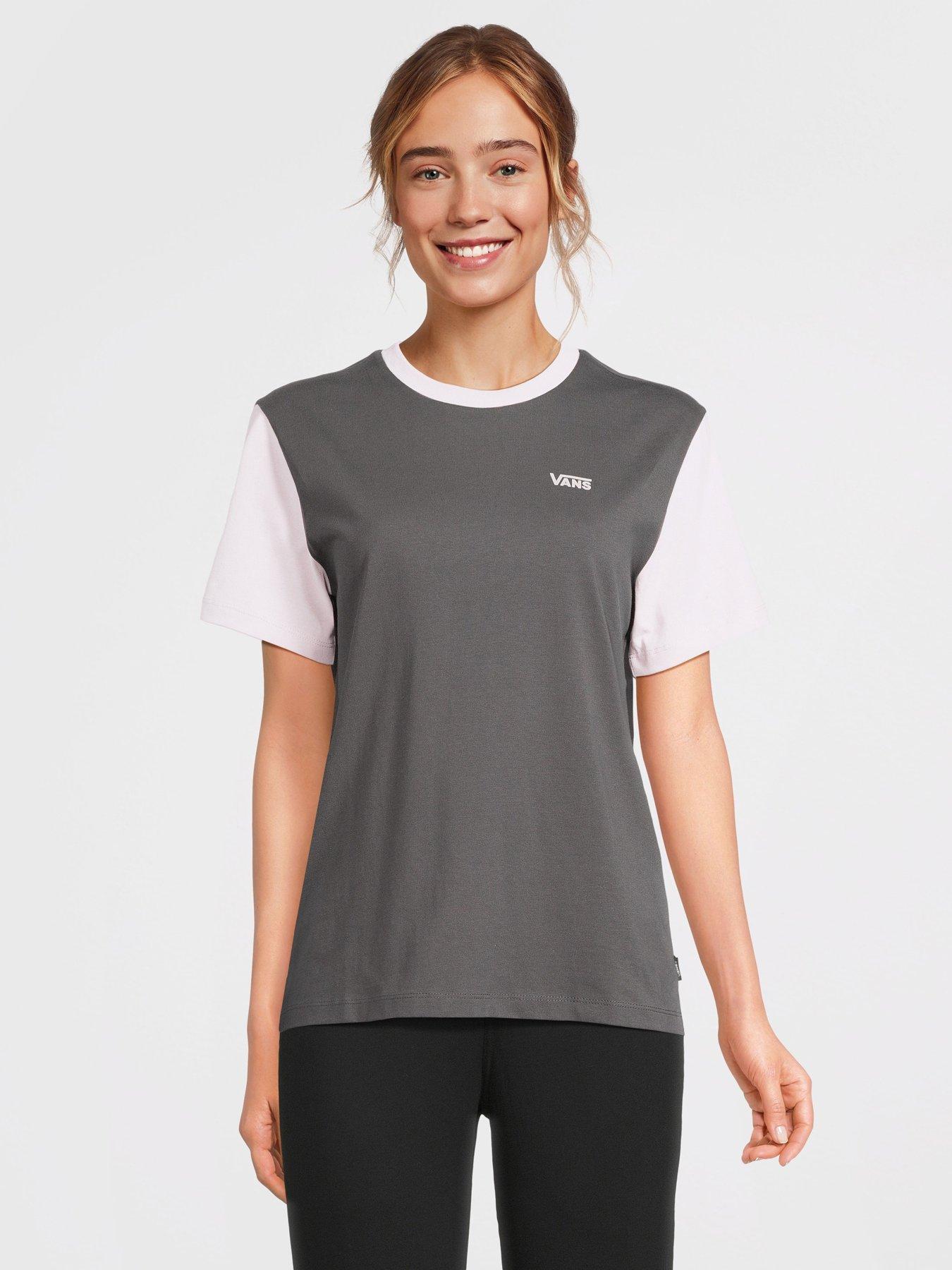 Vans Women's Colorblock Bff Tee - Grey