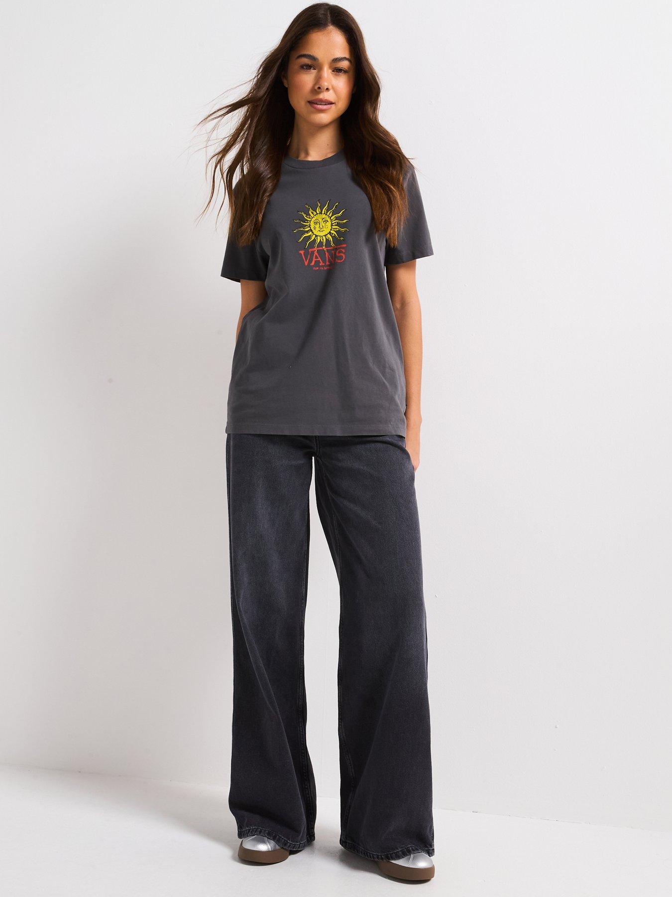 Image 4 of 6 of Vans Women's Cosmic Ray Bff Short Sleeve T-Shirt - Grey
