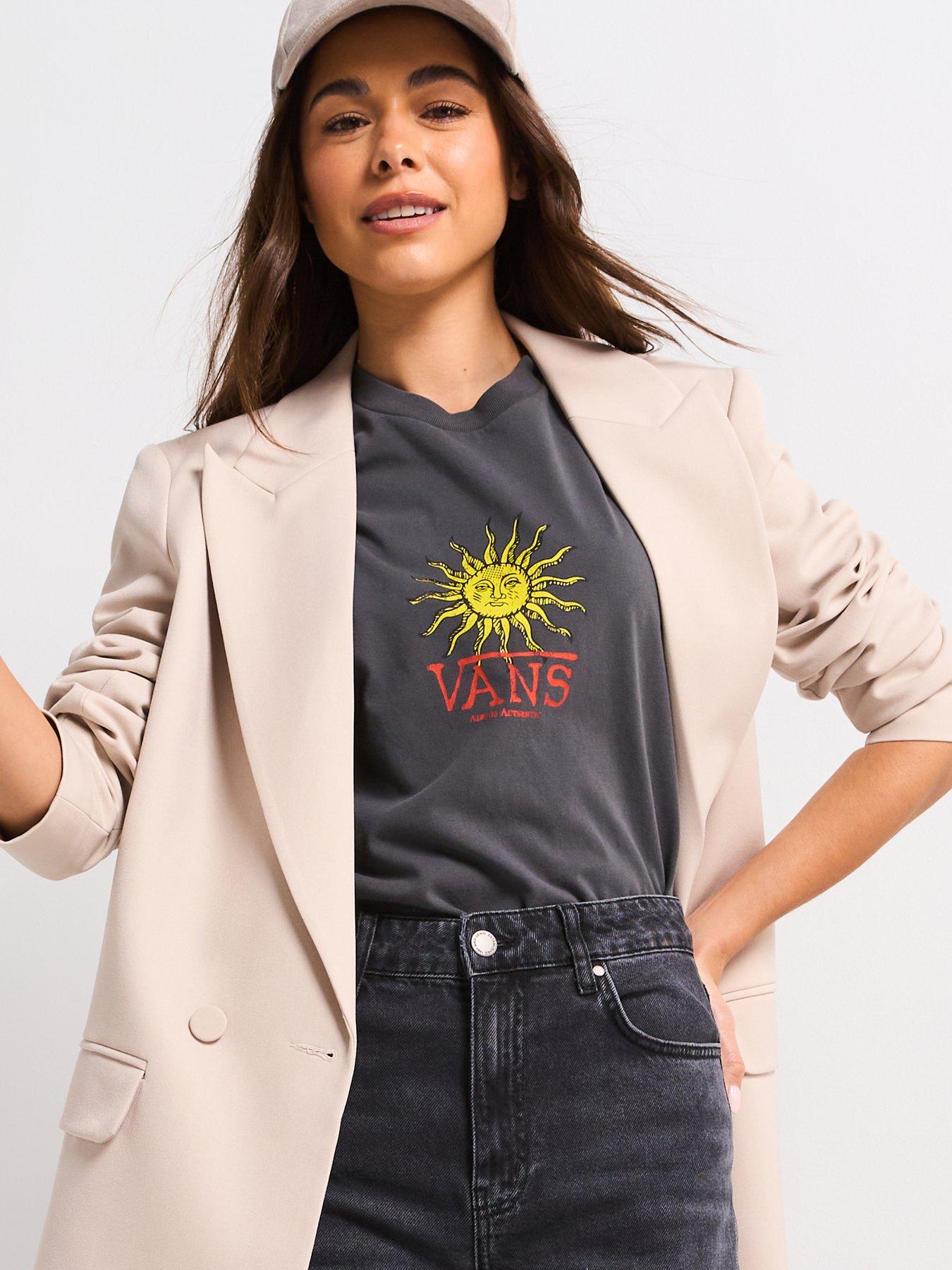 Image 6 of 6 of Vans Women's Cosmic Ray Bff Short Sleeve T-Shirt - Grey