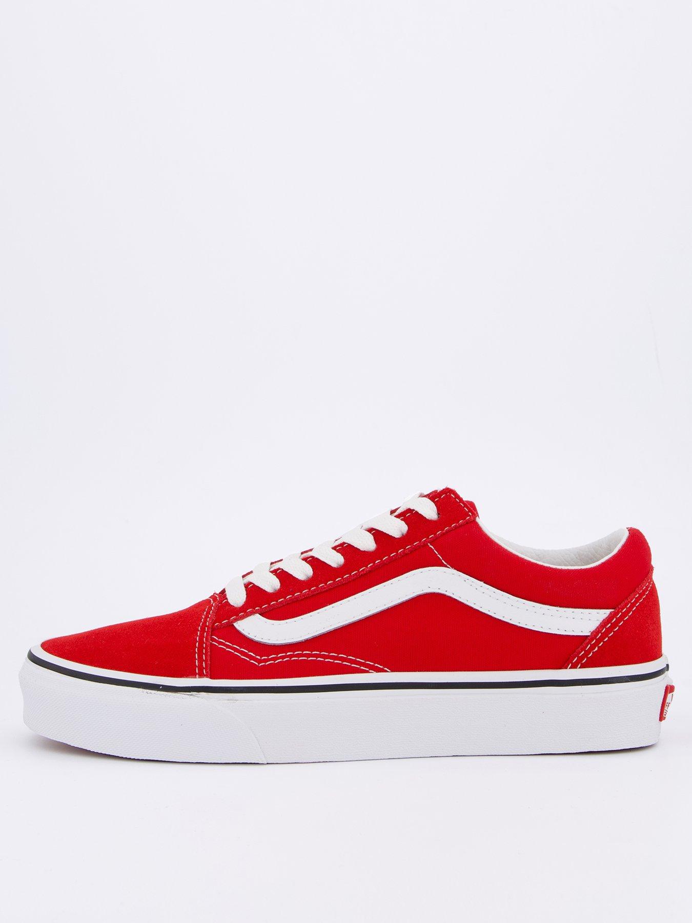 undefined Womens Old Skool Trainers - Red