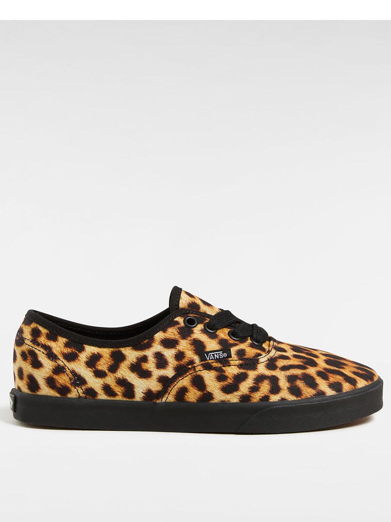 Vans Women's Authentic Lowpro Trainers - Leopard Print