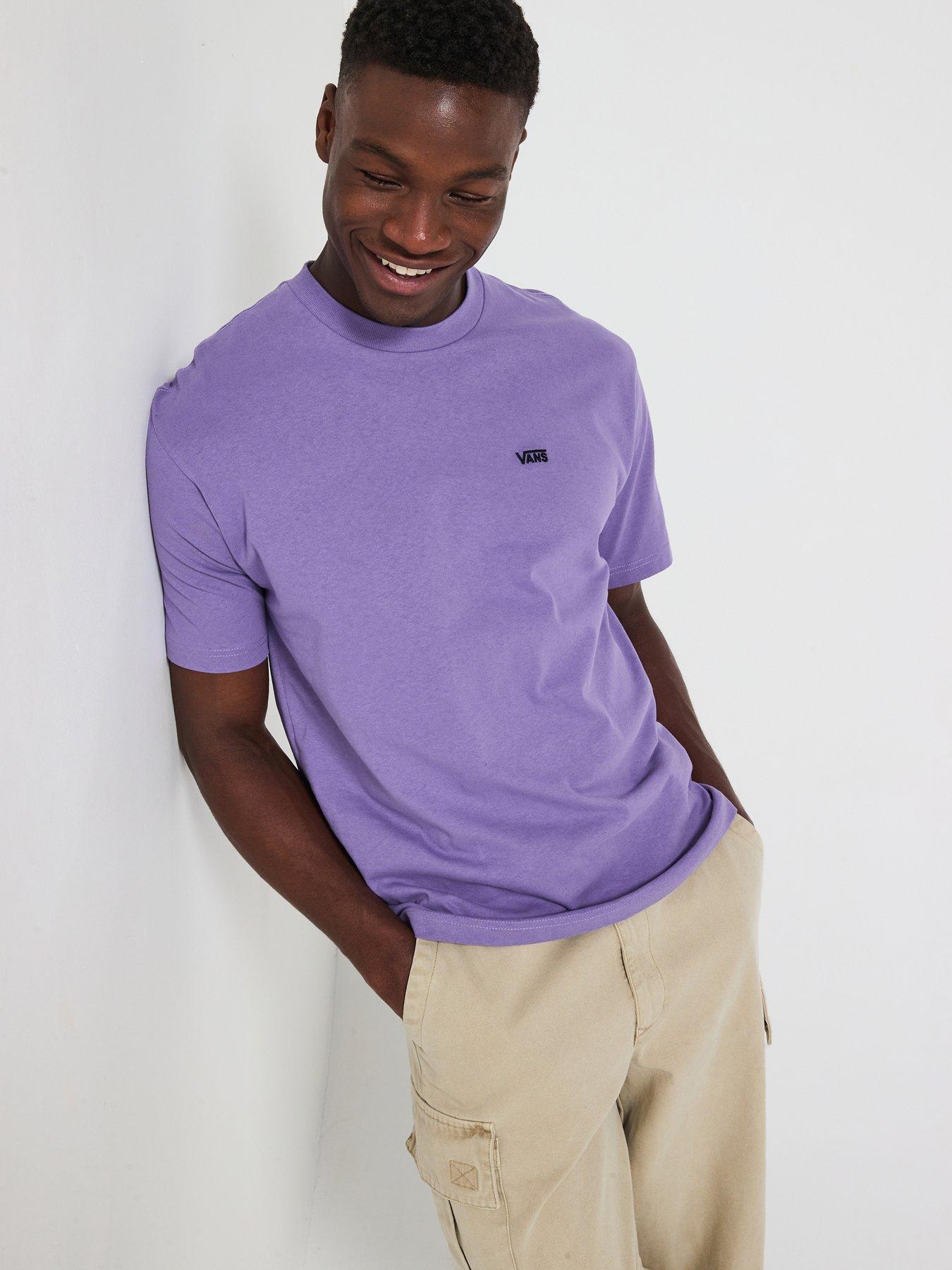 undefined Men's Left Chest II Loose Short Sleeve Tee - Purple