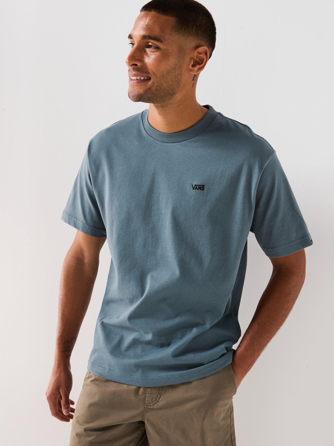 Vans Men's Left Chest II Loose Short Sleeve T-Shirt - Grey