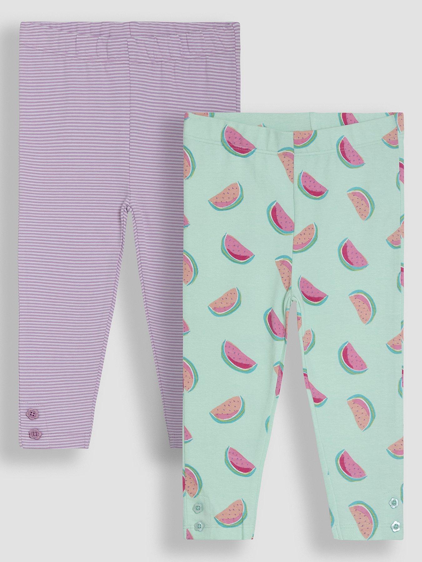 undefined Girls 2-pack Watermelon Leggings - Green