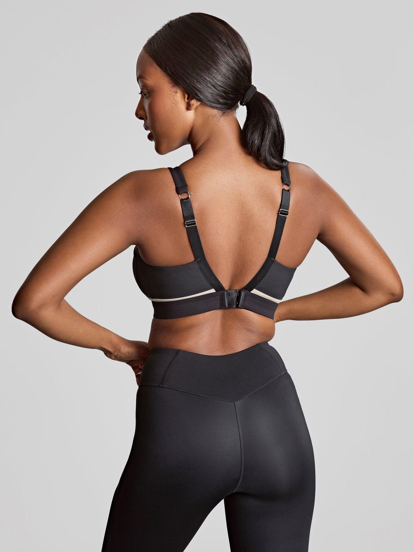 Image 2 of 6 of Panache Freedom Chalk Non Wired Non Padded Sports Bra - Black