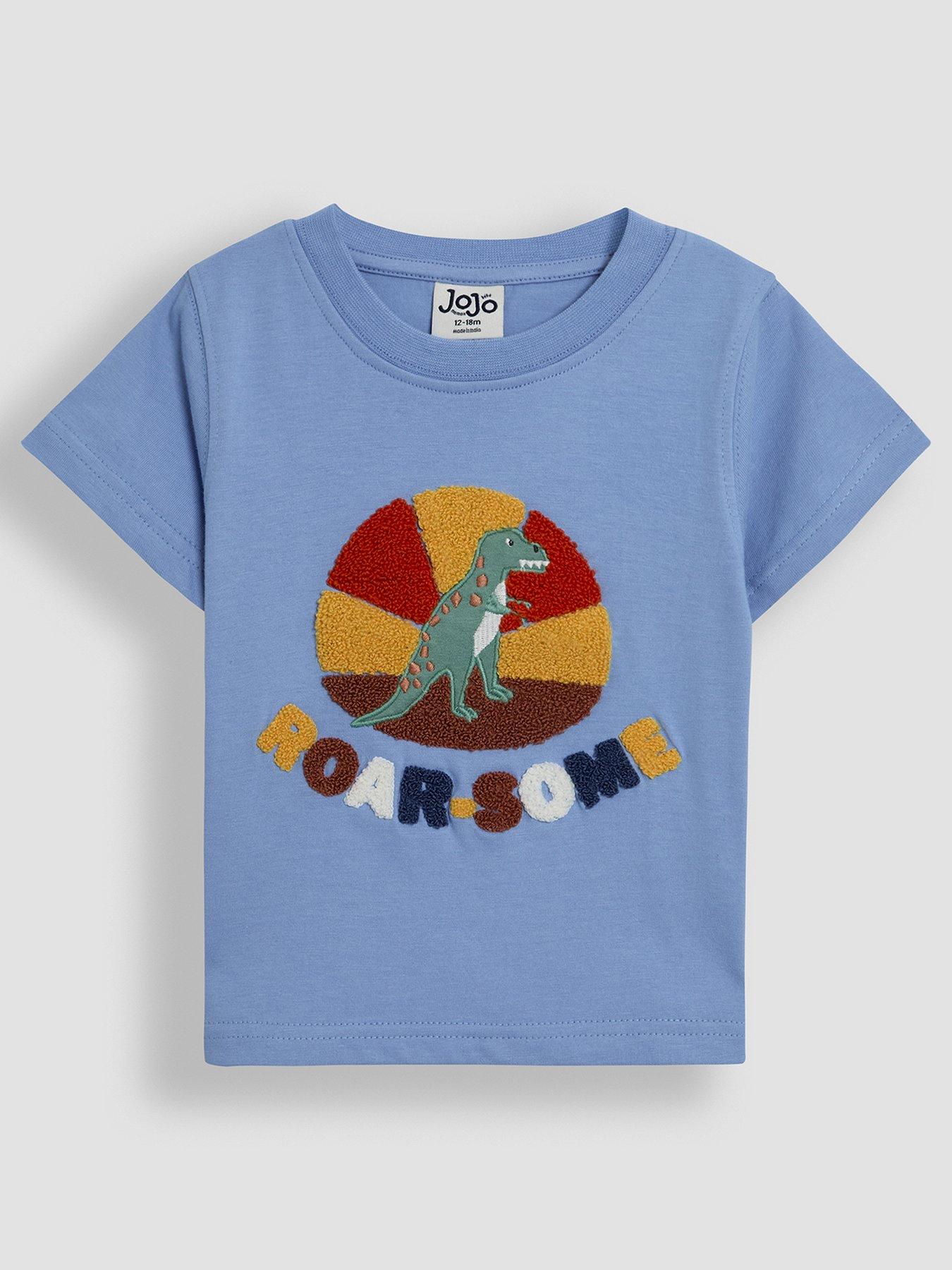 undefined Boys Roarsome Applique T-Shirt - Blue