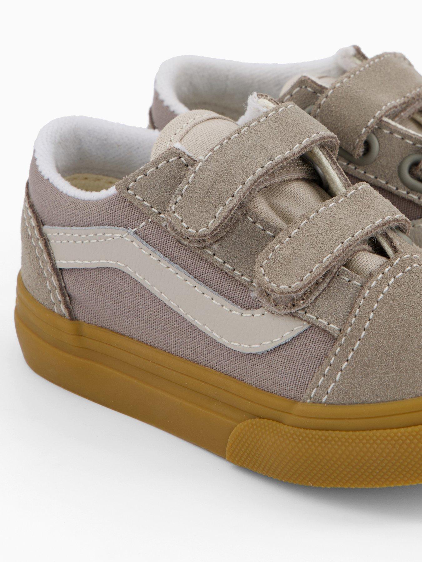 Vans Toddler Old Skool V Trainers Beige Very