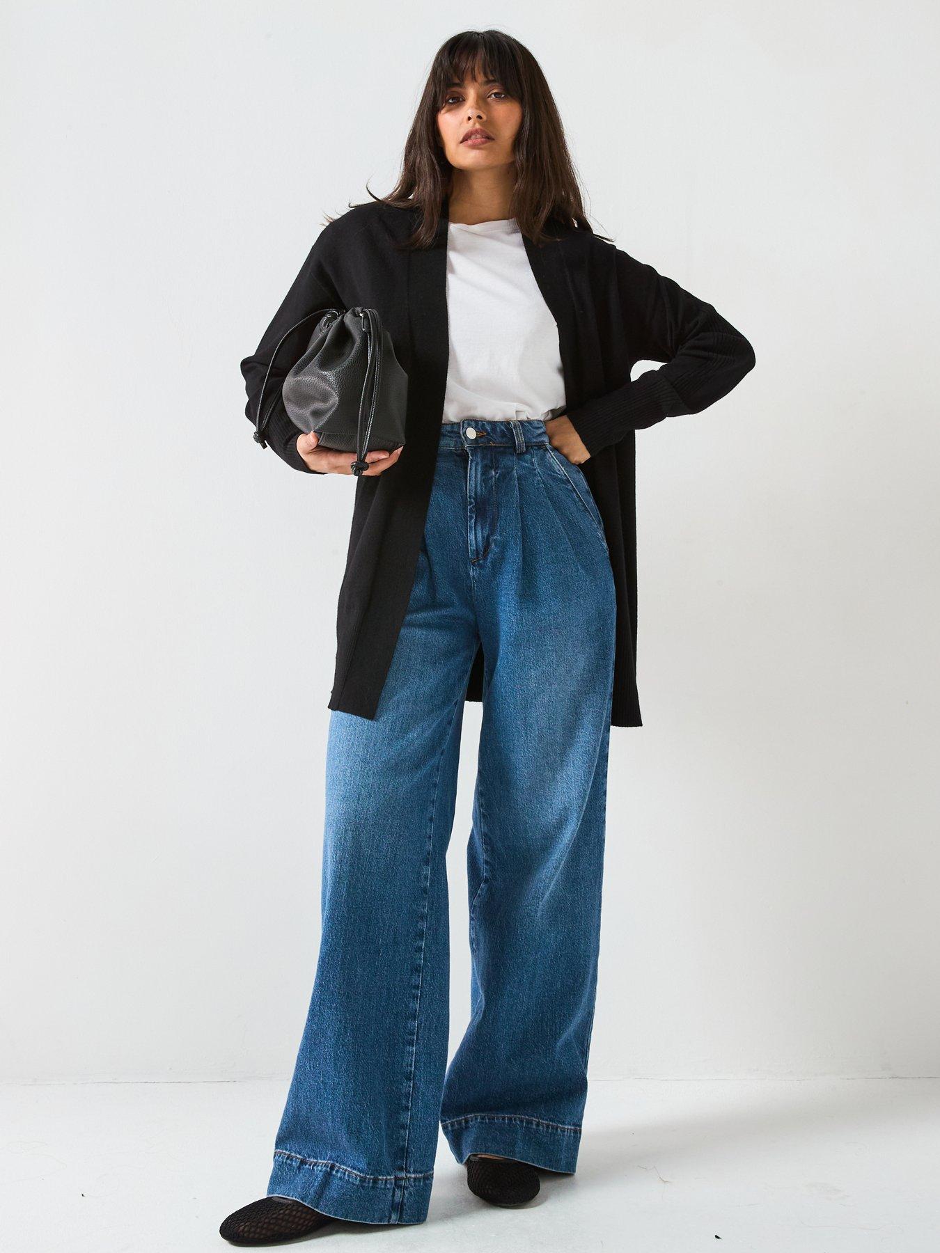 Image 3 of 5 of The Very Collection Classic Comfort Edge To Edge Cardigan - Black