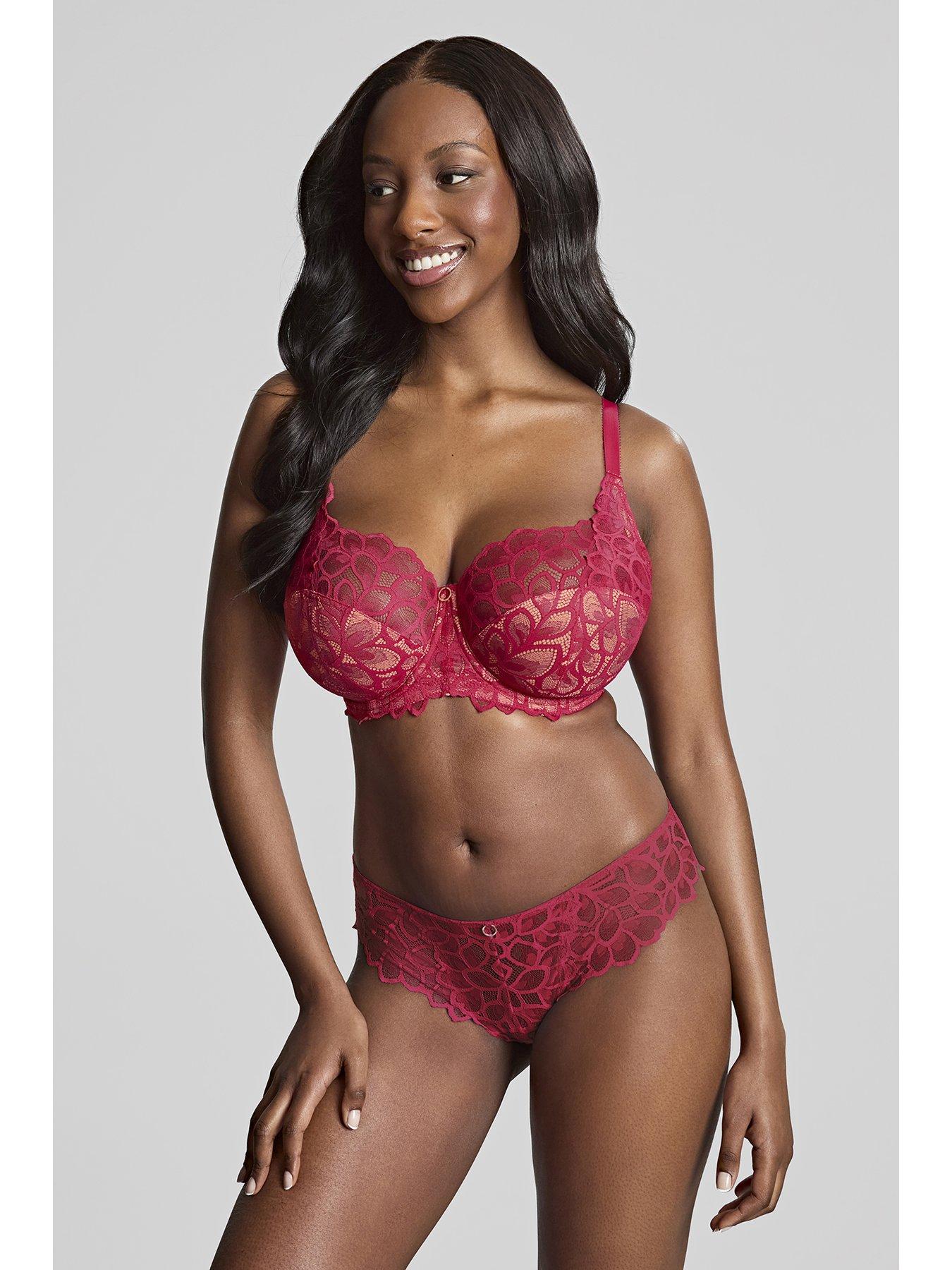 Image 1 of 4 of Panache Allure Raspberry Red Wired Full Cup Bra - Raspberry