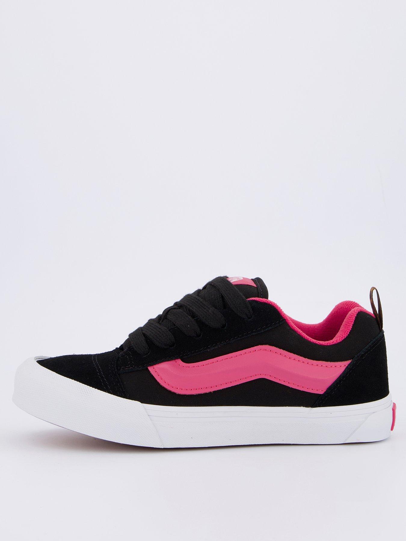 undefined Junior Knu Skool Trainers - Black/Pink