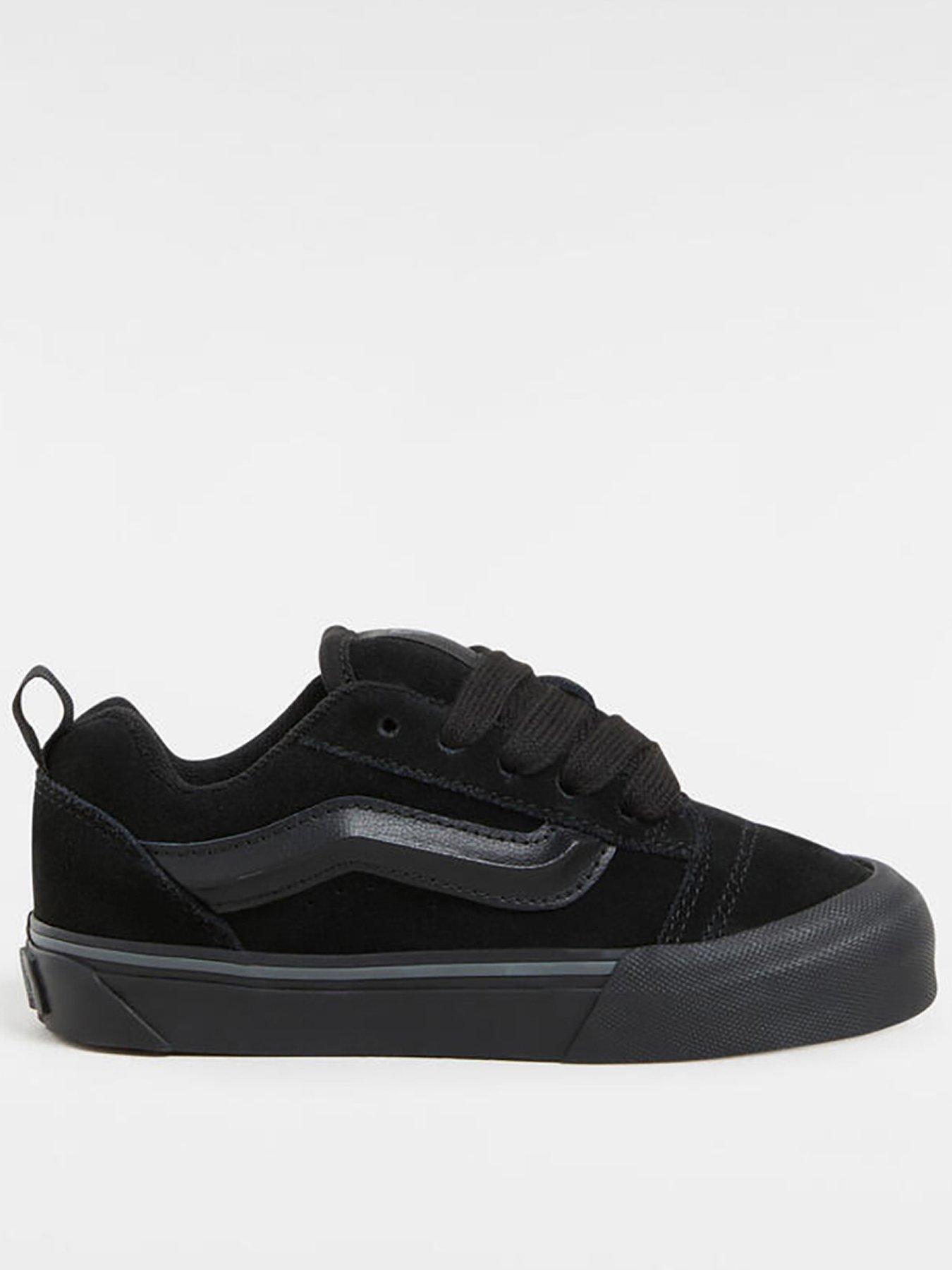 Image 1 of 4 of Vans Kid's Knu Skool Trainers - Black/Black