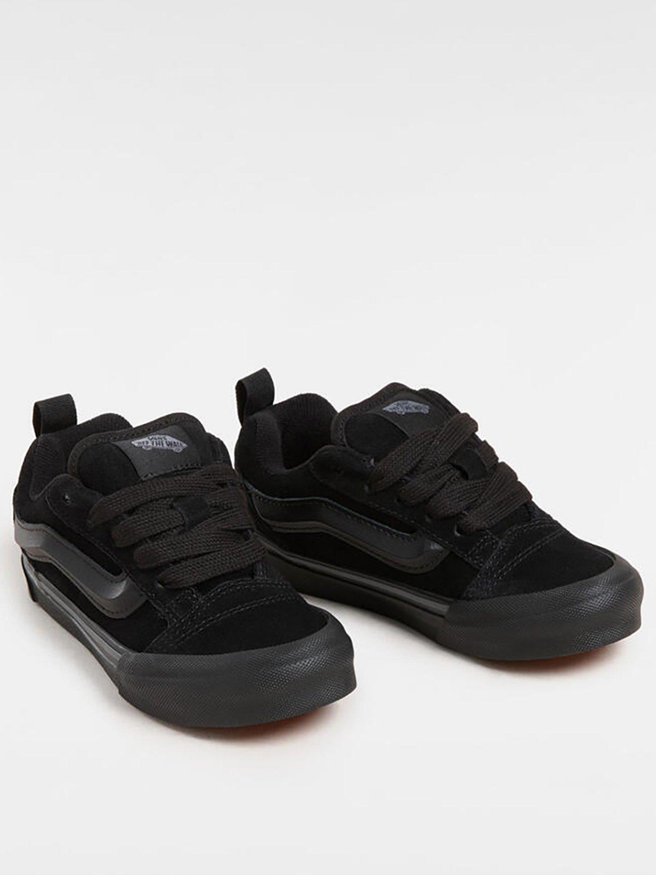 Image 2 of 4 of Vans Kid's Knu Skool Trainers - Black/Black