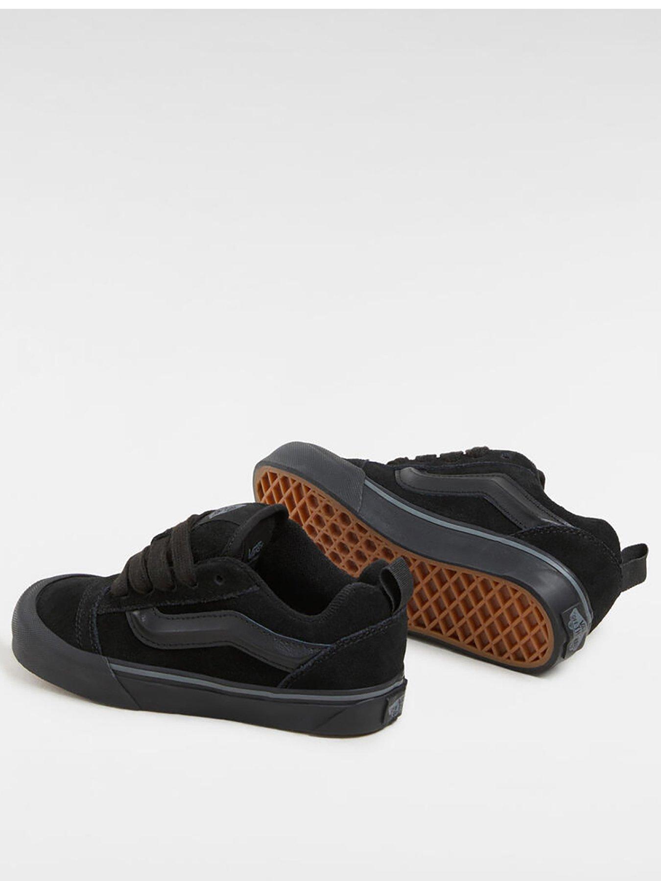 Image 3 of 4 of Vans Kid's Knu Skool Trainers - Black/Black