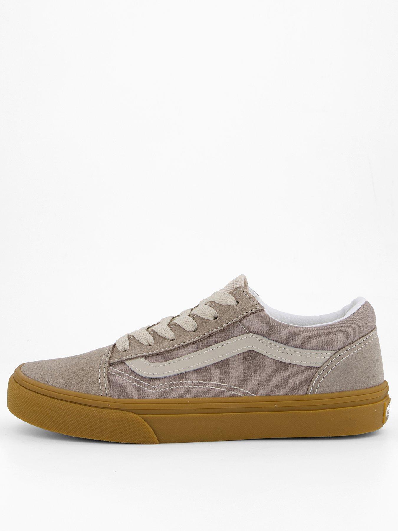 Image 1 of 7 of Vans Junior Old Skool Trainers - Beige