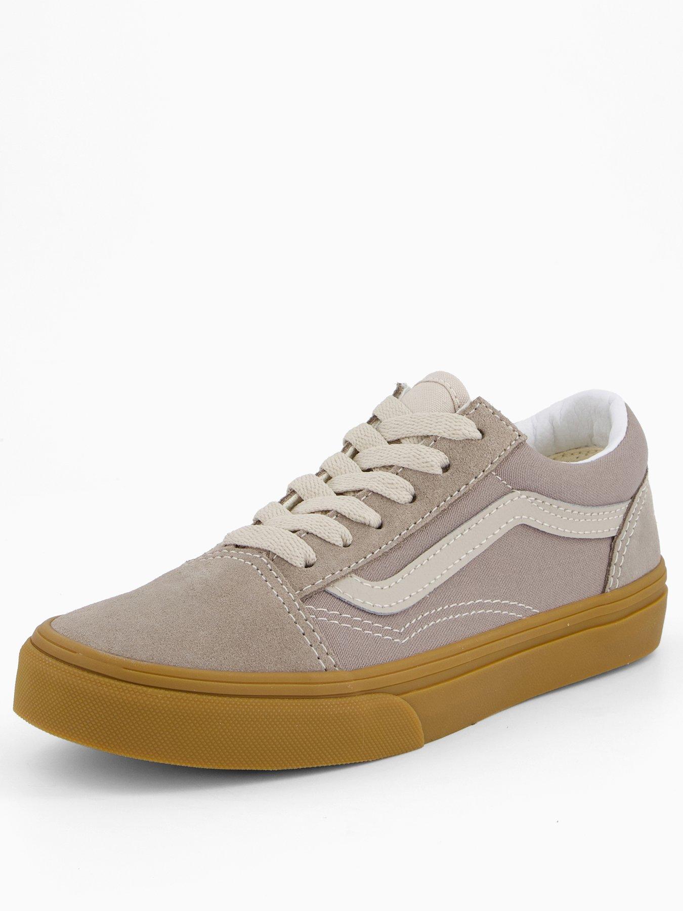 Image 2 of 7 of Vans Junior Old Skool Trainers - Beige