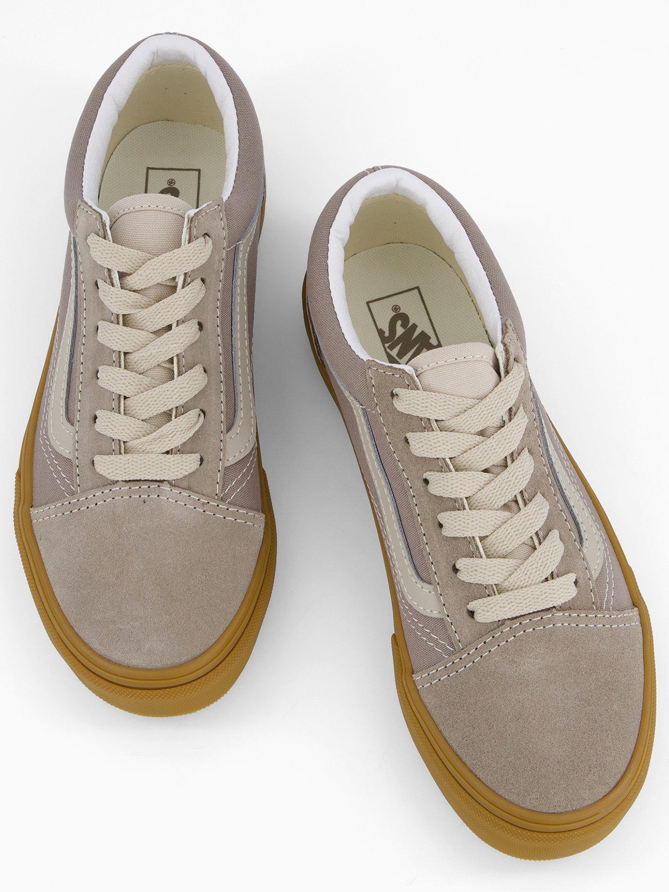 Image 3 of 7 of Vans Junior Old Skool Trainers - Beige