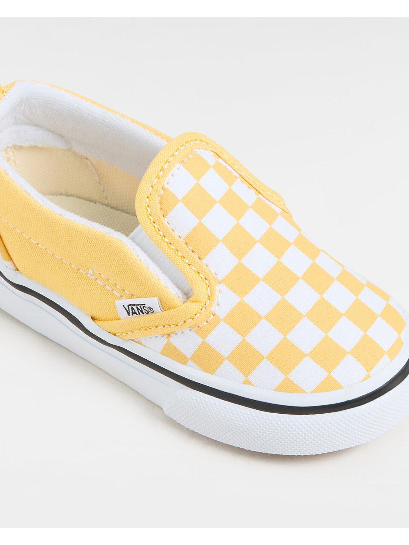 Vans Toddler Slip-On V Trainers Yellow Very