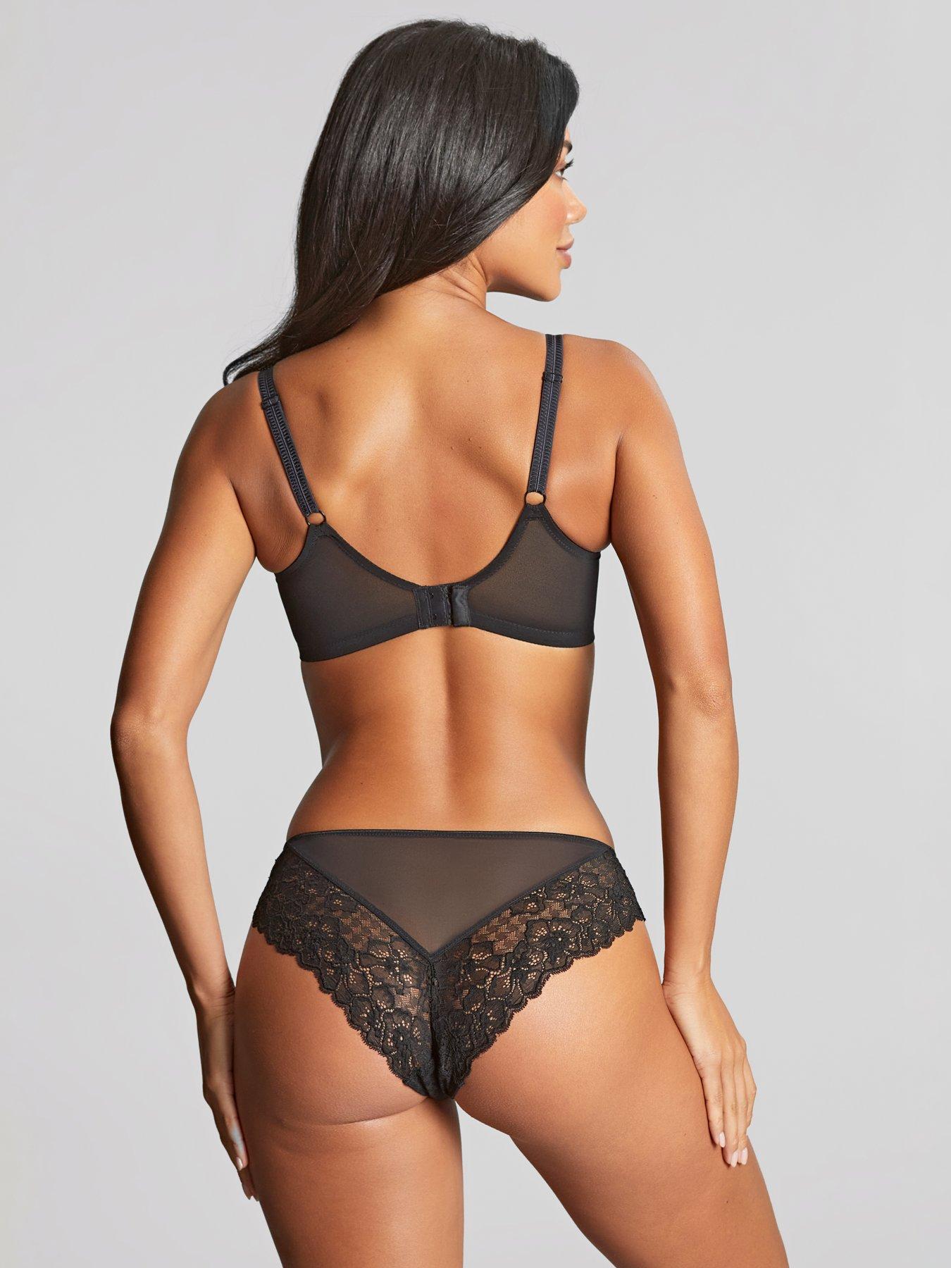Image 2 of 3 of Panache Envy Wired Black Plunge Bra - Black