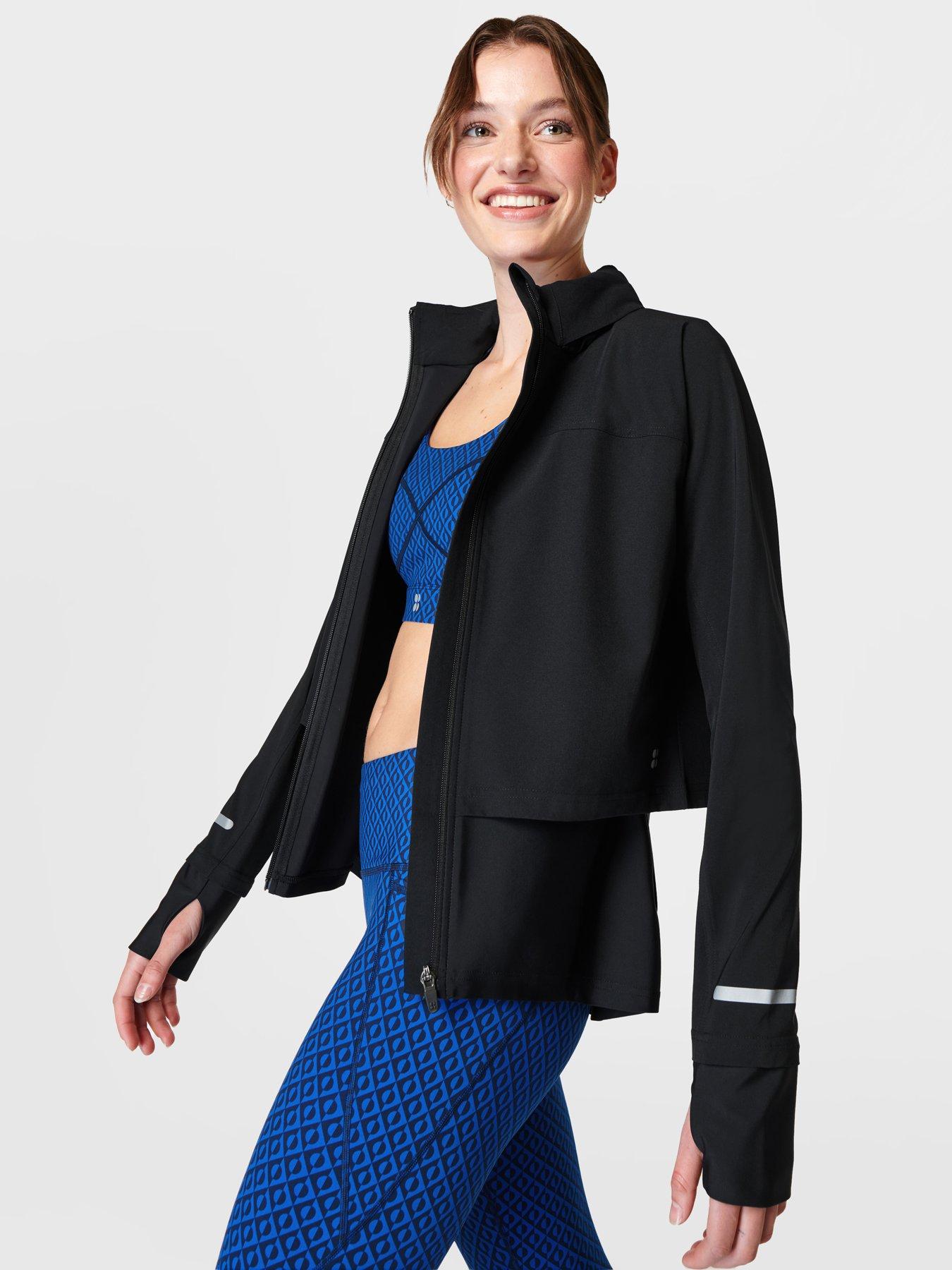Image 1 of 6 of Sweaty Betty Womens Training Fast Track Jacket - Black