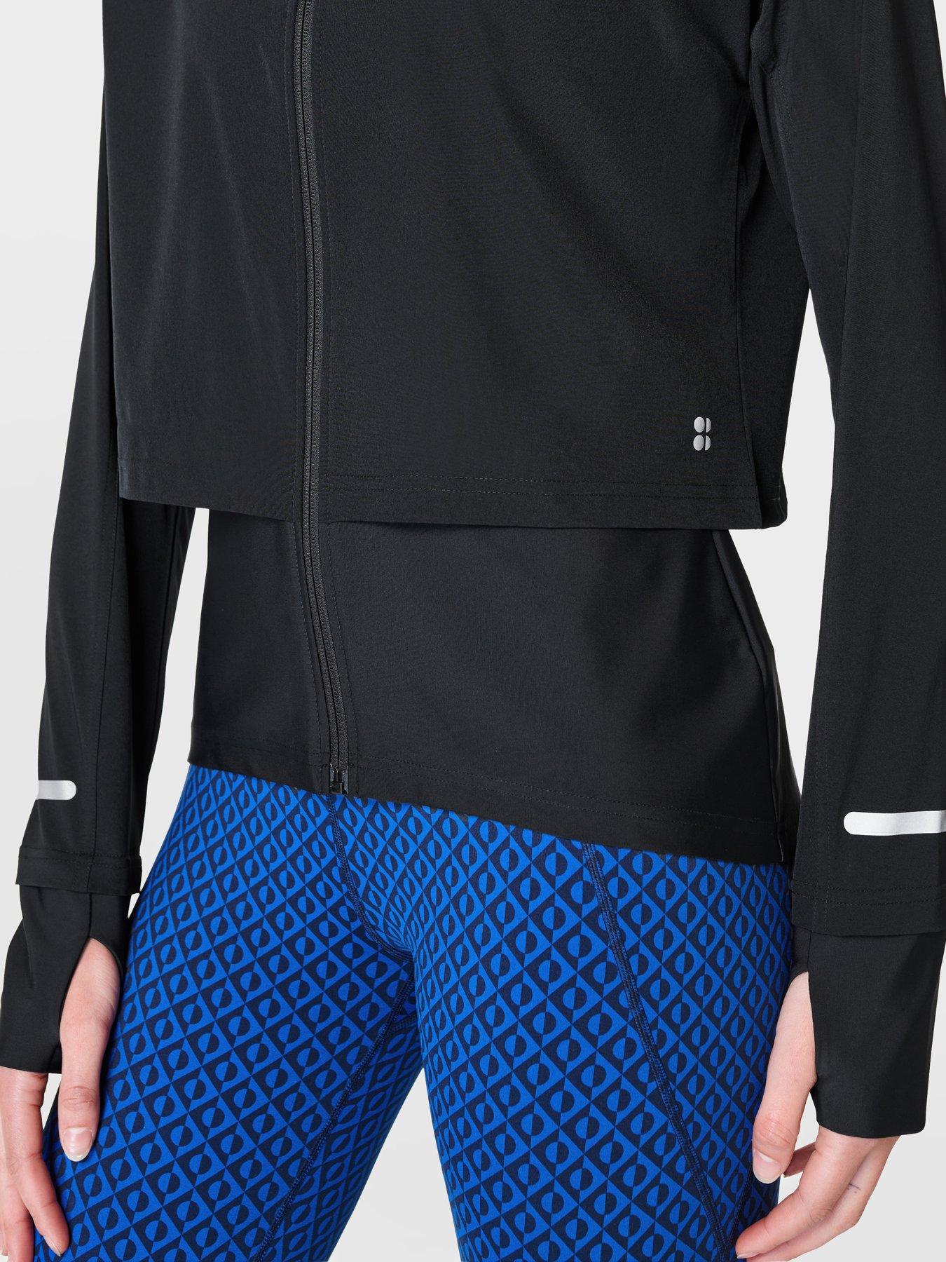 Image 5 of 6 of Sweaty Betty Womens Training Fast Track Jacket - Black