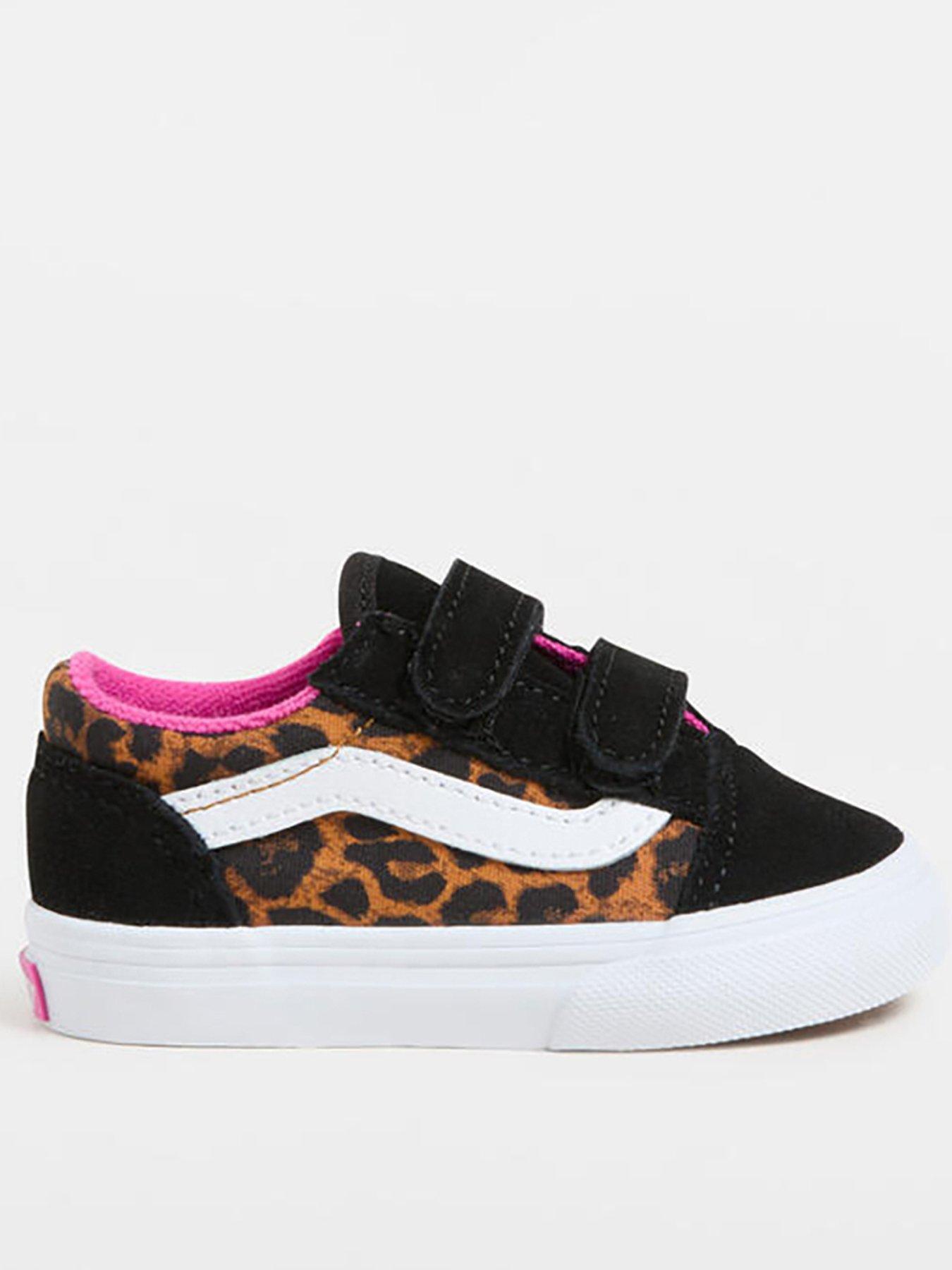 undefined Toddler Old Skool Leopard Print V Trainers - Multi