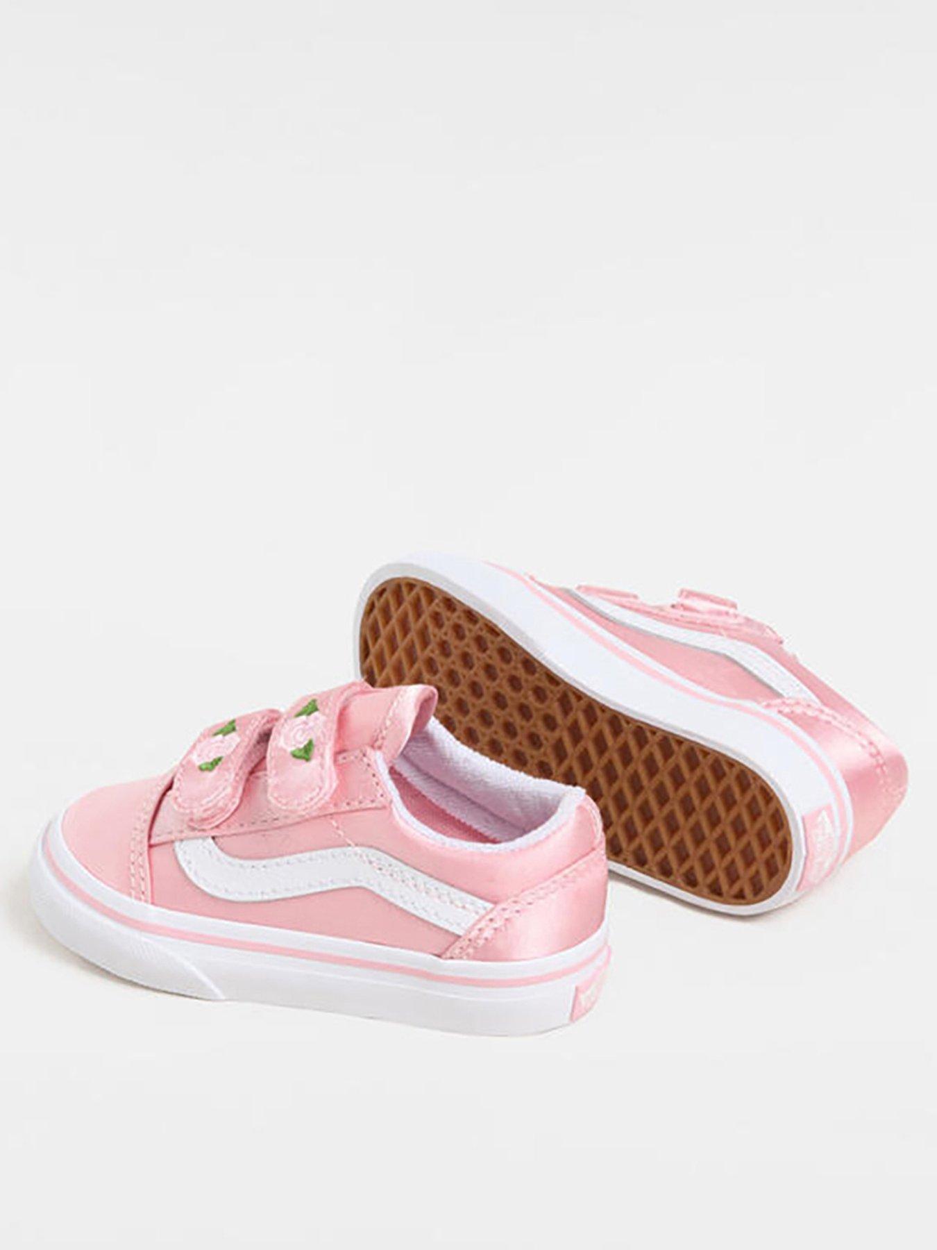 Image 3 of 4 of Vans Toddler Old Skool V Trainers - Pink