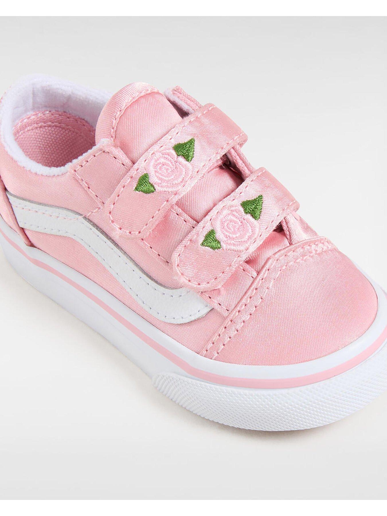 Image 4 of 4 of Vans Toddler Old Skool V Trainers - Pink