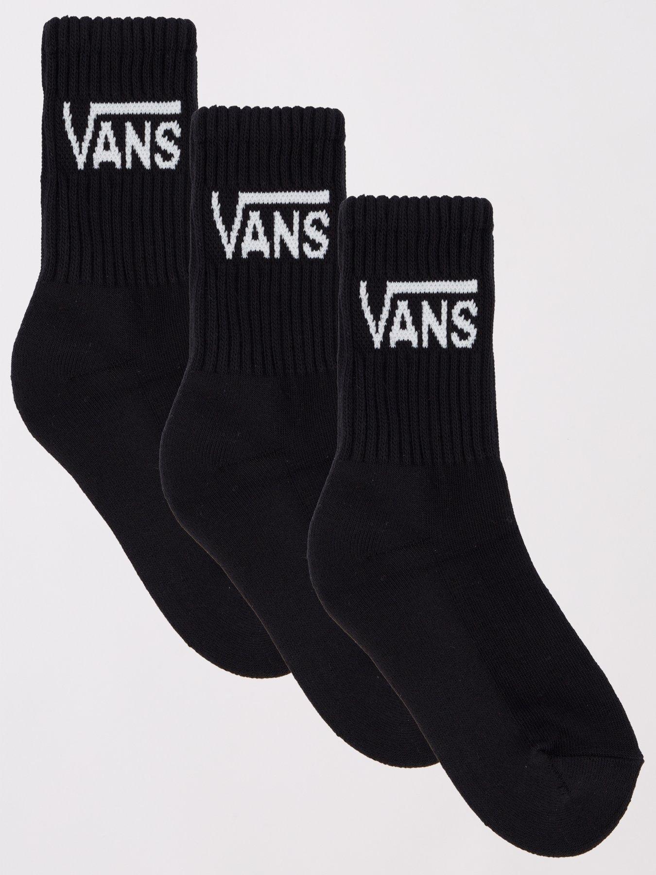 undefined Kid's Classic Crew Socks - Black