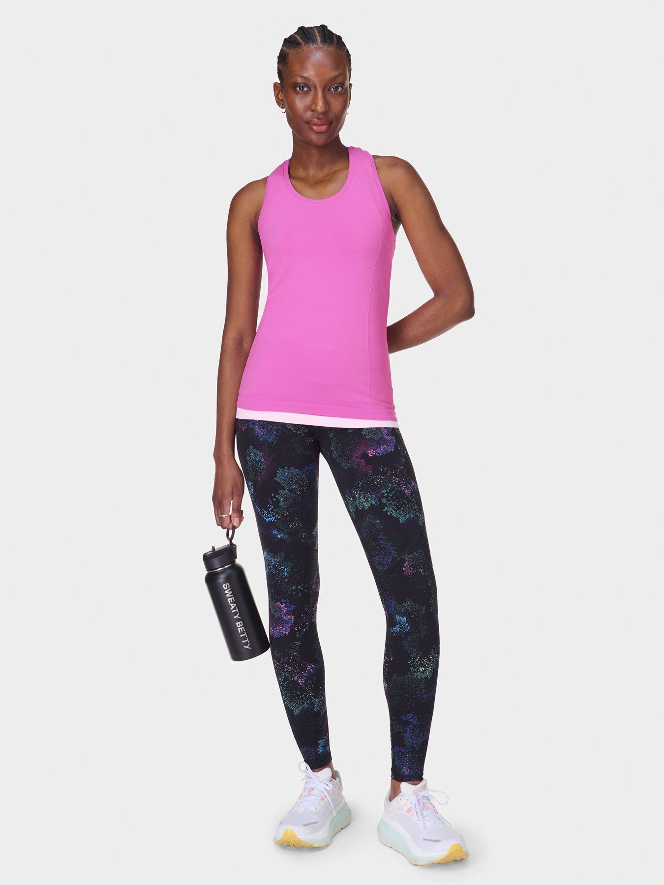 Image 3 of 5 of Sweaty Betty Womens Training Athlete Seamless Workout Tank Top - Pink